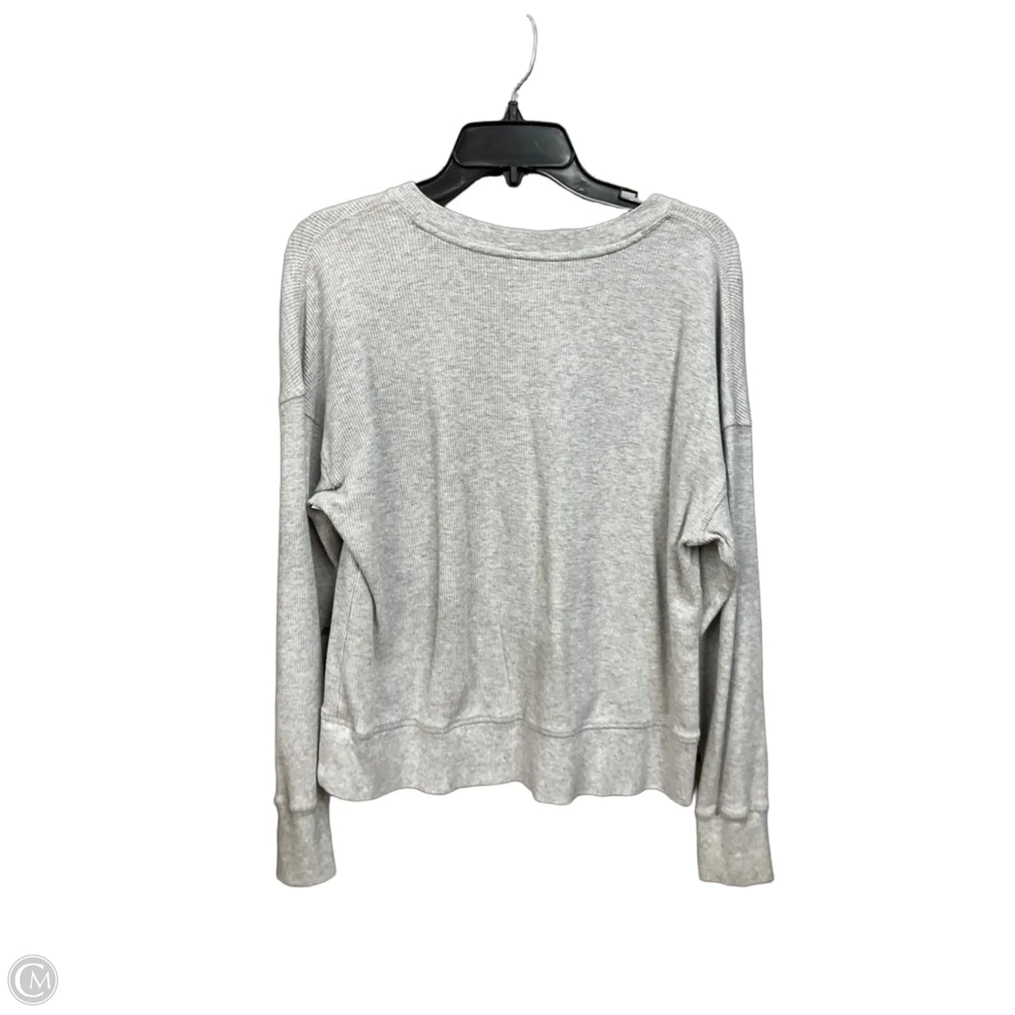 Top Long Sleeve Basic By Lou And Grey In Grey, Size: S