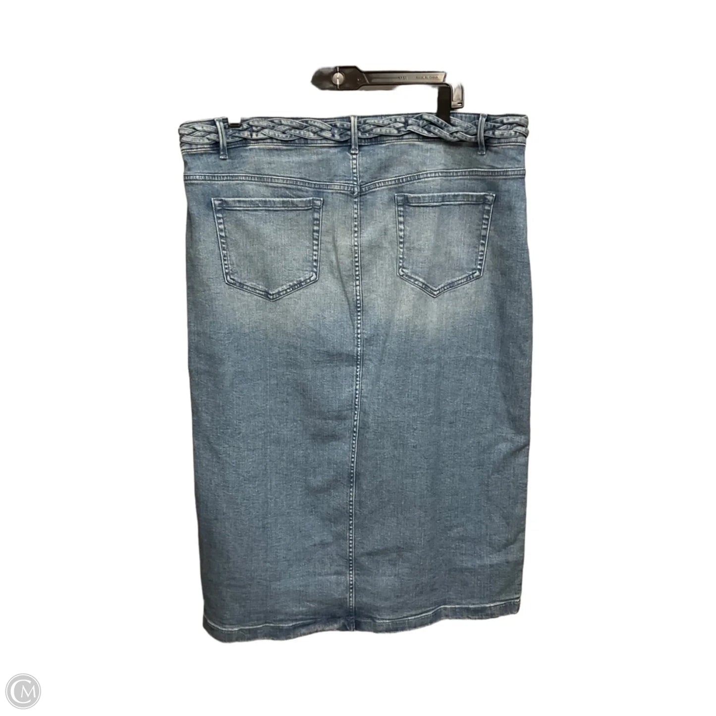 Skirt Maxi By J. Jill In Blue Denim, Size: 18