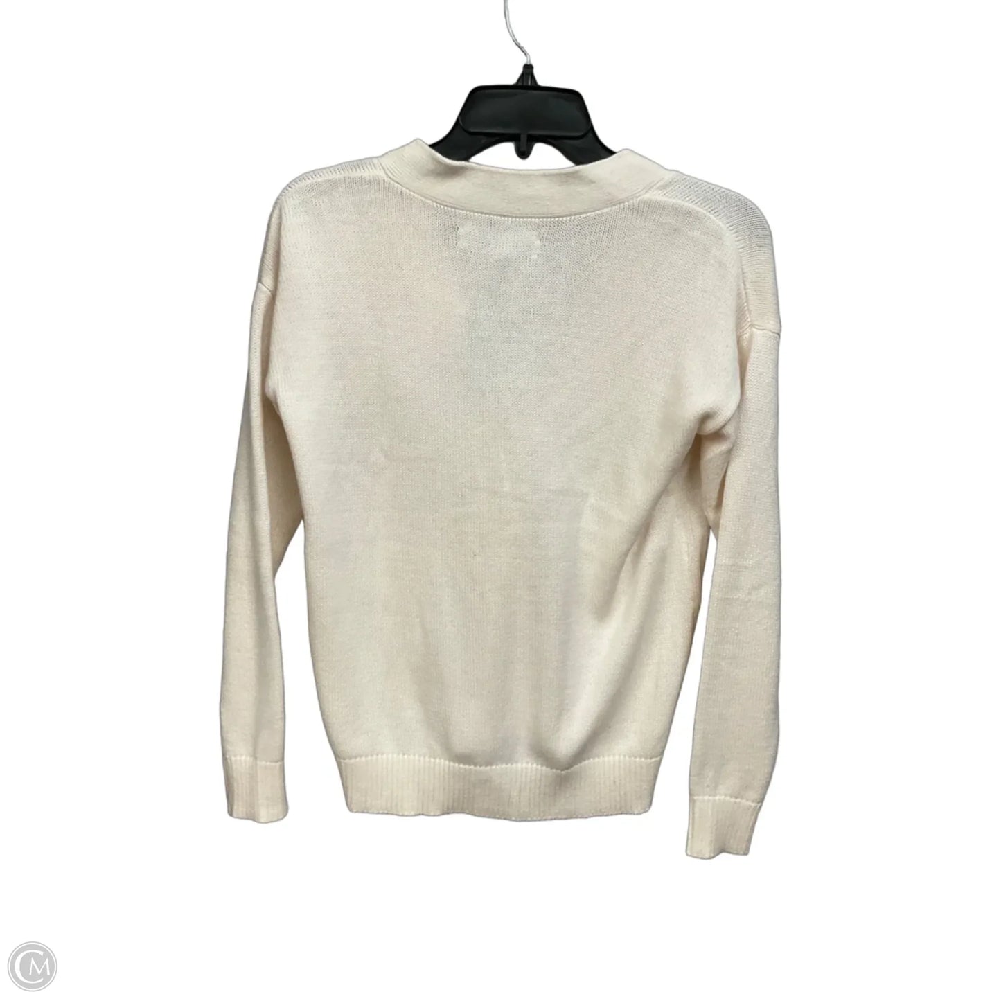 Cardigan By Loft In Cream, Size: Xsp