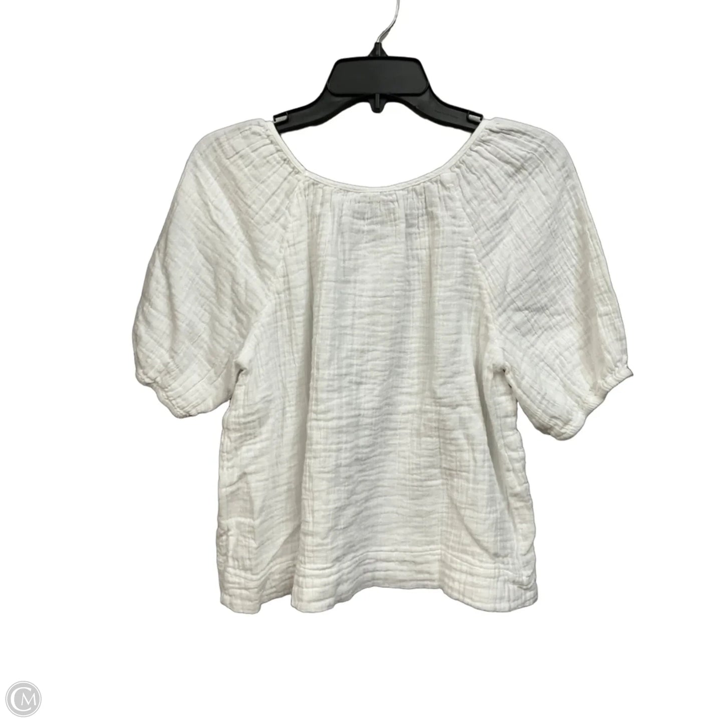 Top Short Sleeve By On 34th In White, Size: L