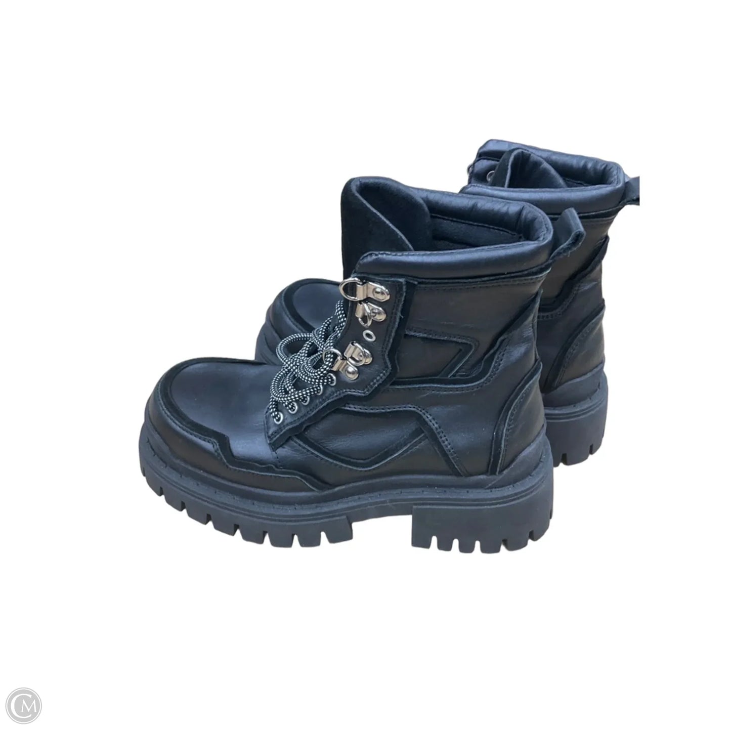 Boots Combat By Topshop In Black, Size: 6.5