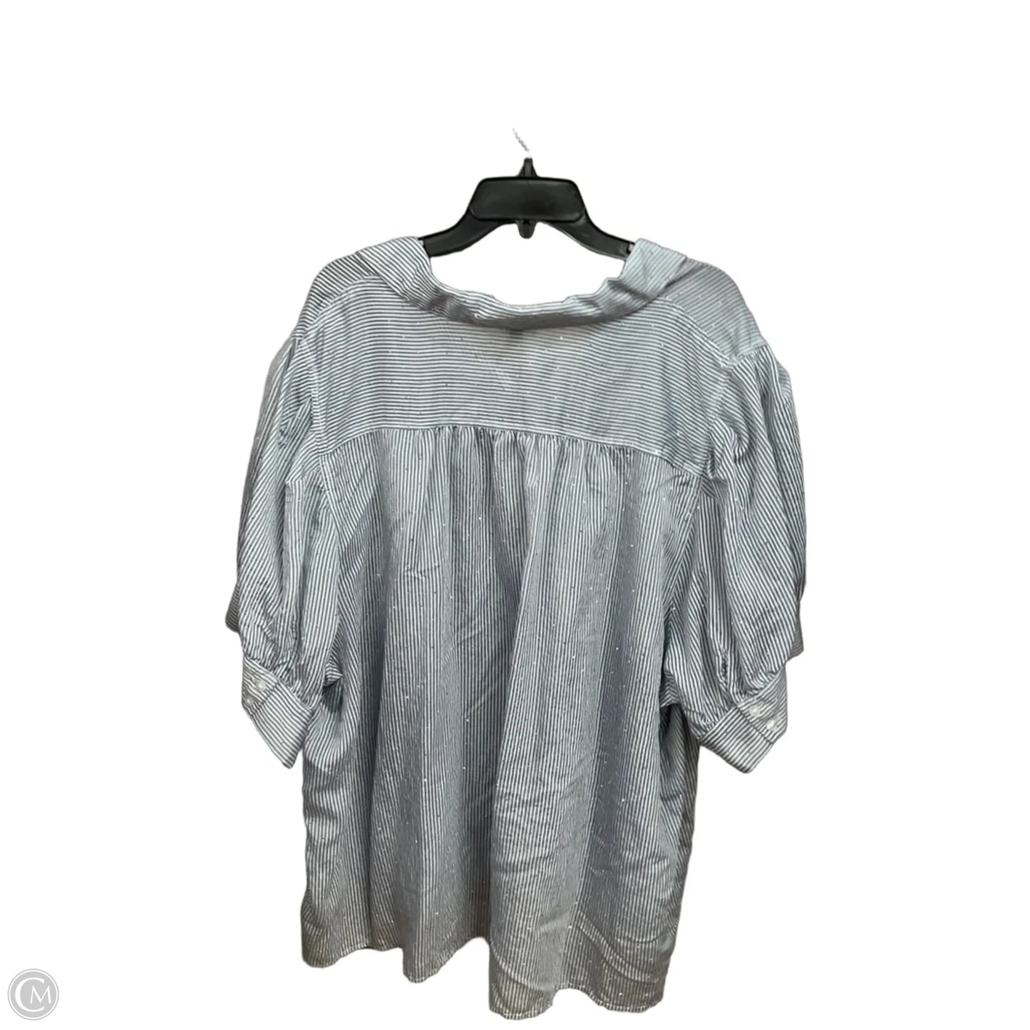 Top Short Sleeve By Torrid In Blue, Size: 4x