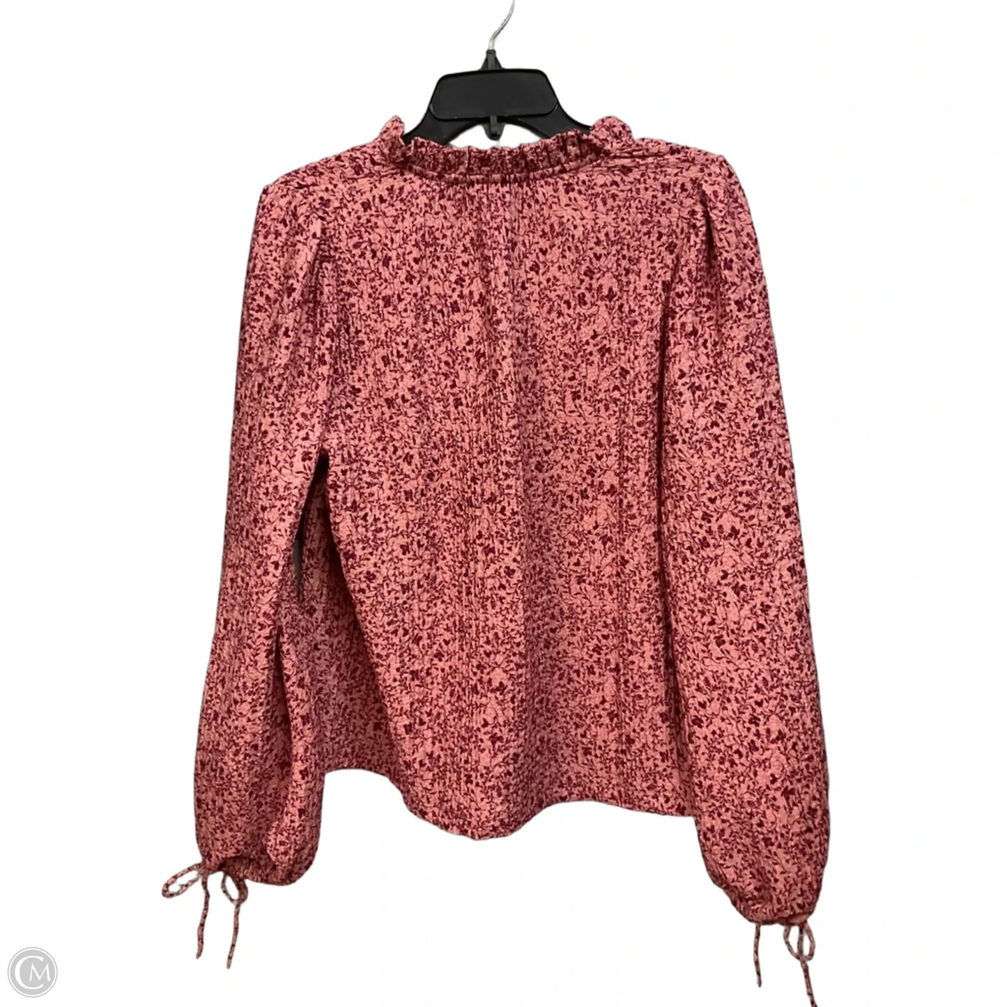 Top Long Sleeve By Loft In Pink, Size: M