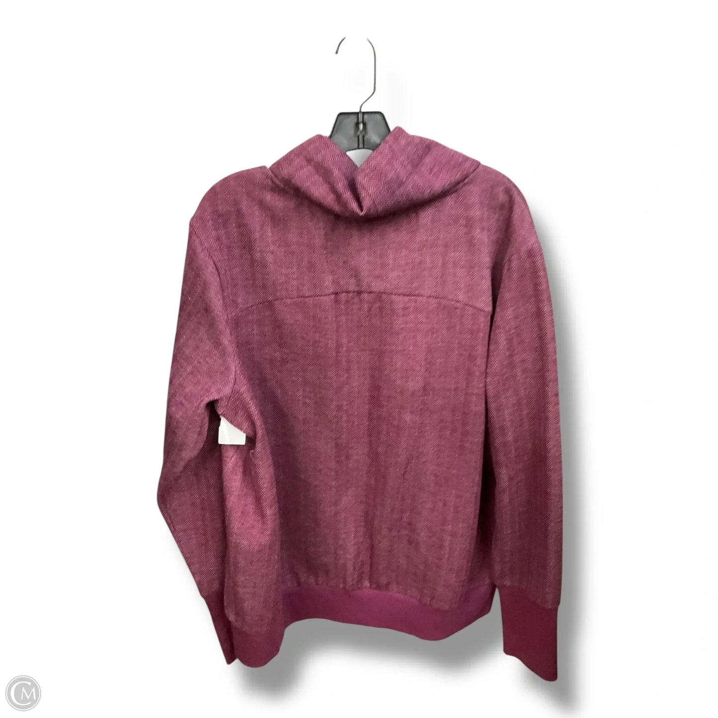Athletic Sweatshirt Collar By Avia In Maroon, Size: Xl