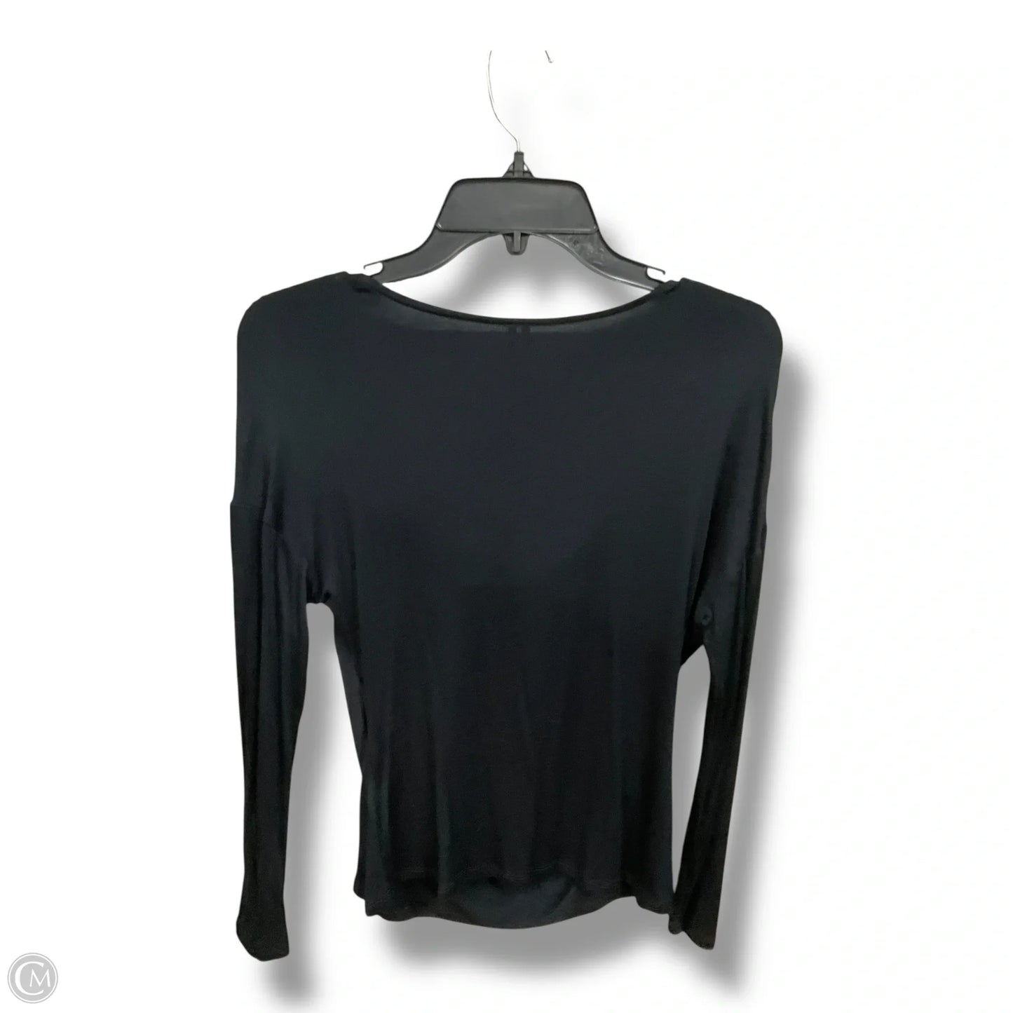 Top Long Sleeve By Anthropologie In Black, Size: S