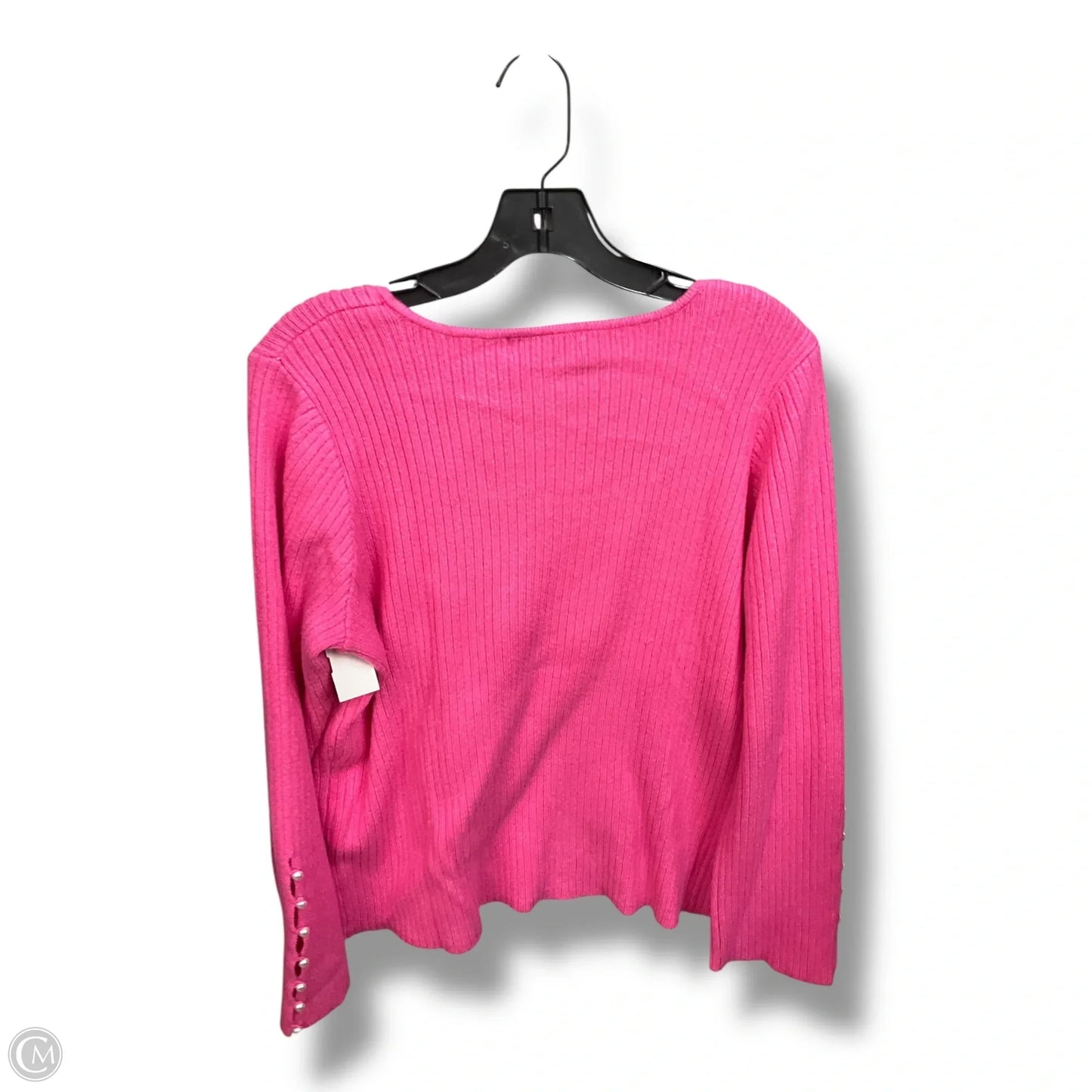 Top Long Sleeve By Liz Claiborne In Pink, Size: Xl