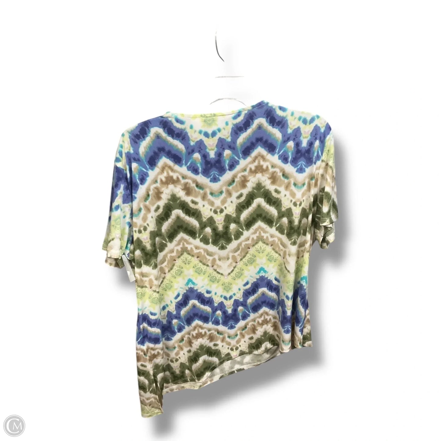 Top Short Sleeve By Alfred Dunner In Green, Size: Lp