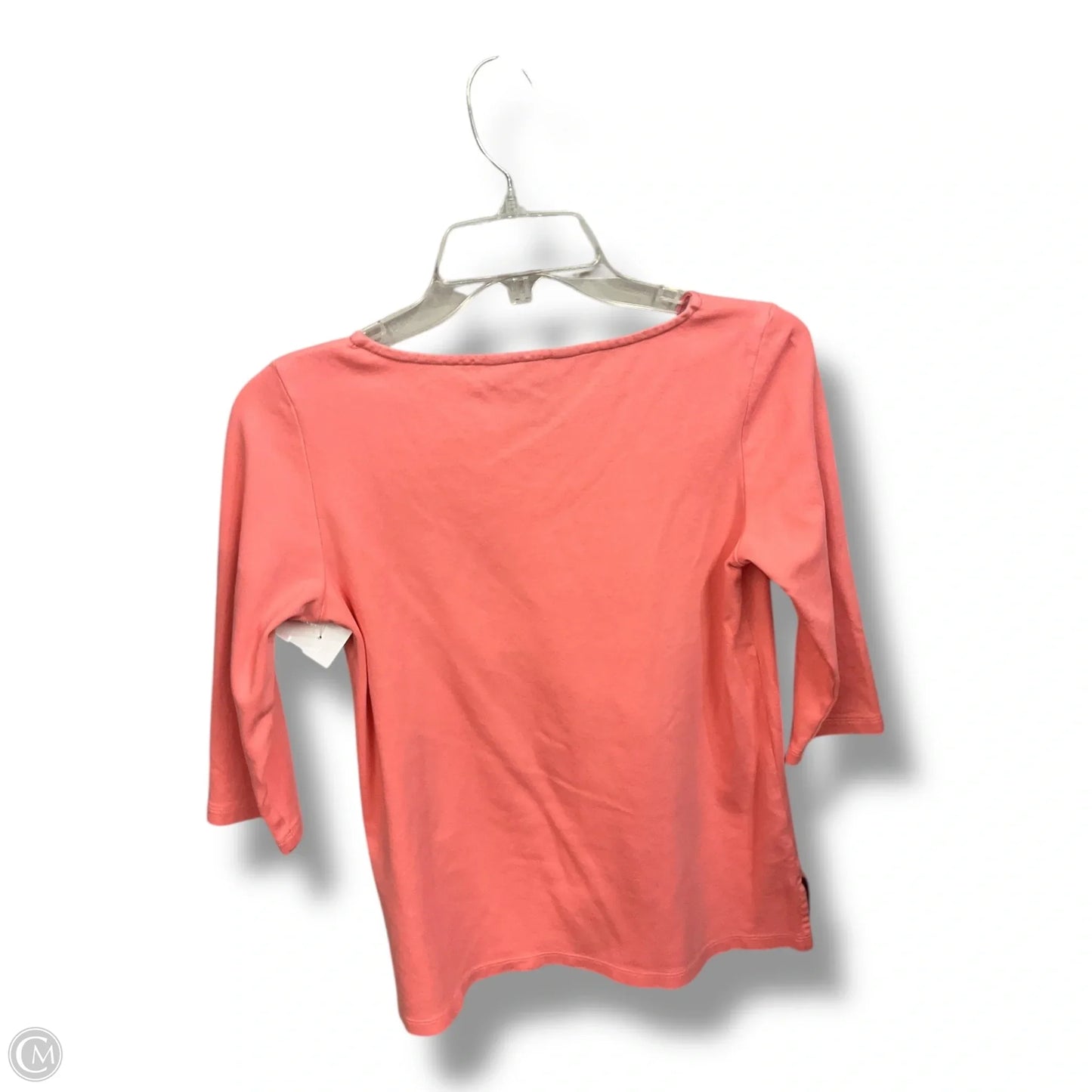 Top 3/4 Sleeve By Lands End In Pink, Size: S