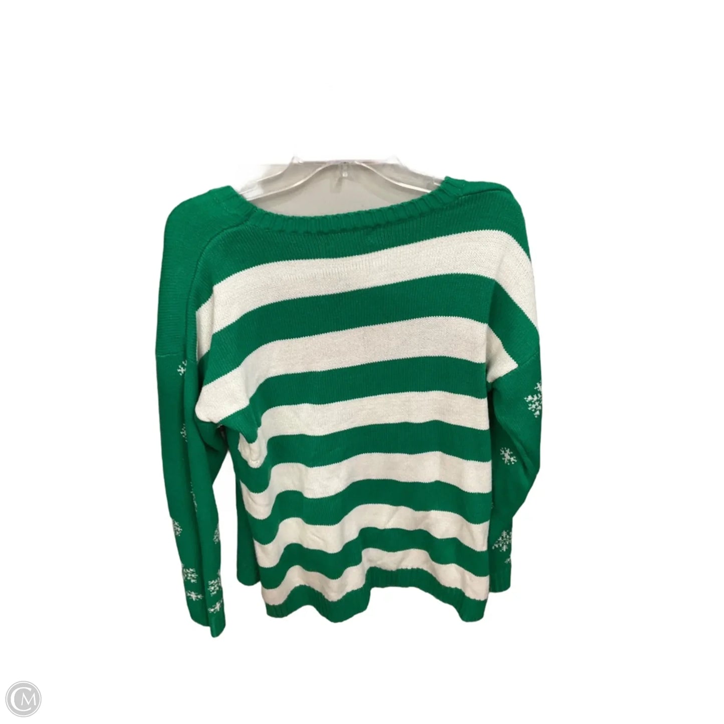 Sweater By Clothes Mentor In Green, Size: L