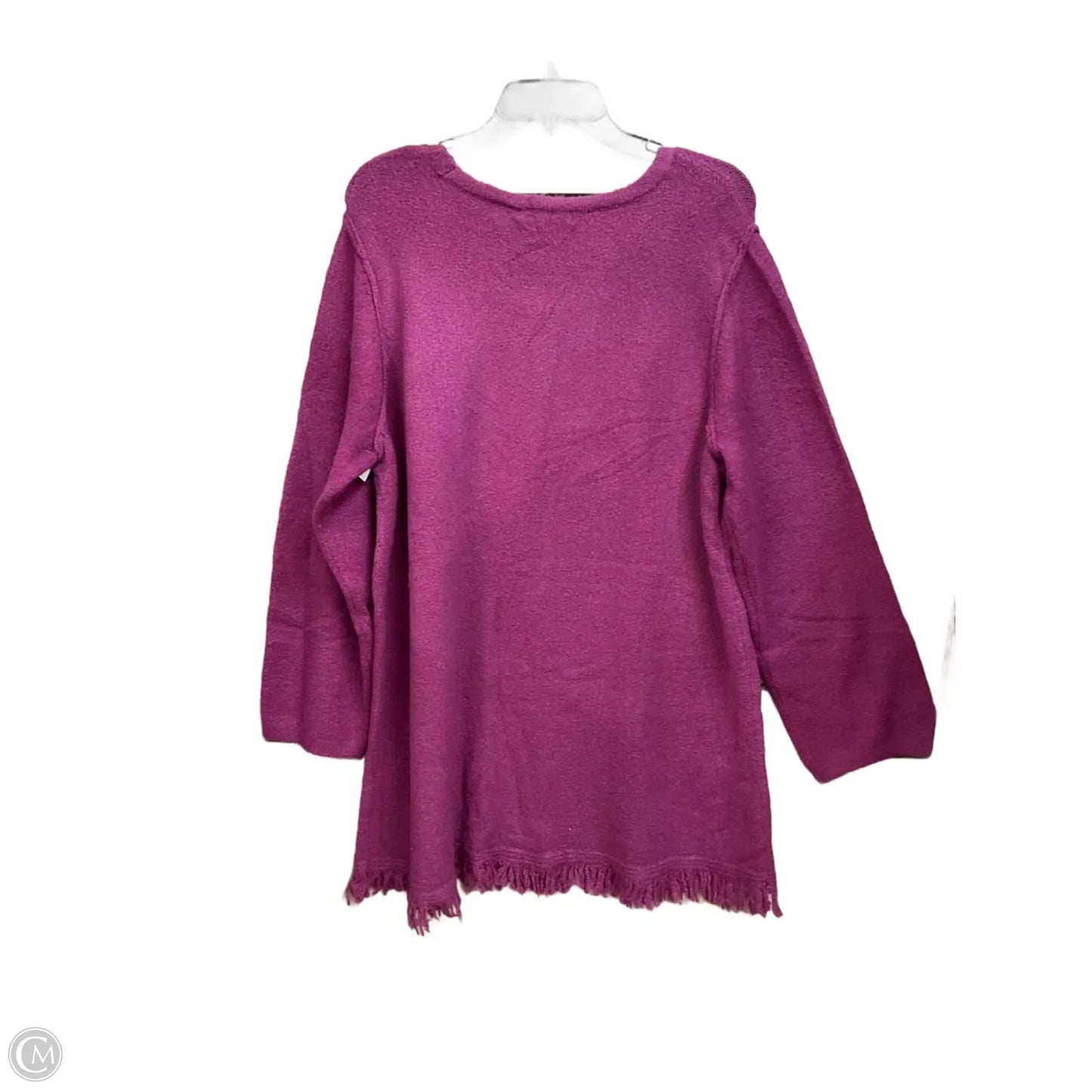 Sweater By Cable And Gauge In Purple, Size: Xl