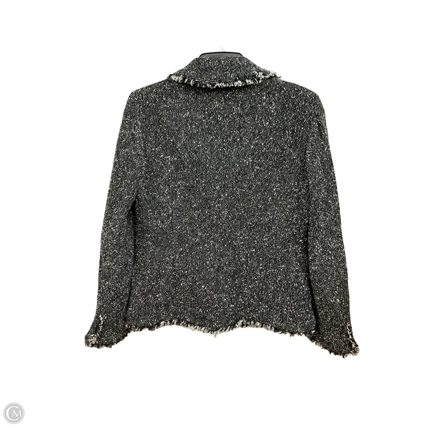 Blazer By Clothes Mentor In Black & White, Size: M