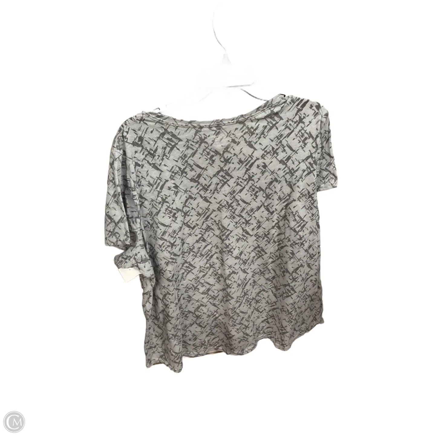 Athletic Top Short Sleeve By Tek Gear In Grey, Size: 2x