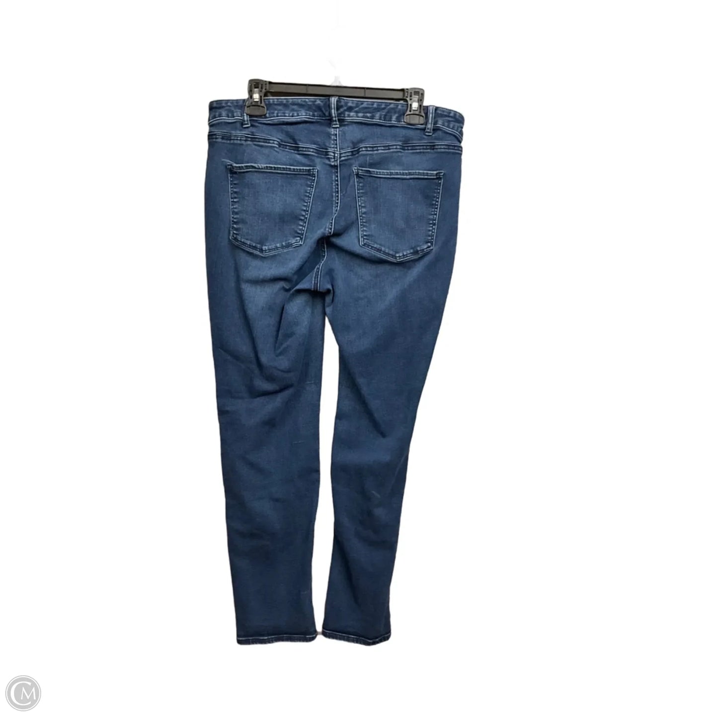 Jeans Straight By Talbots In Blue Denim, Size: 4