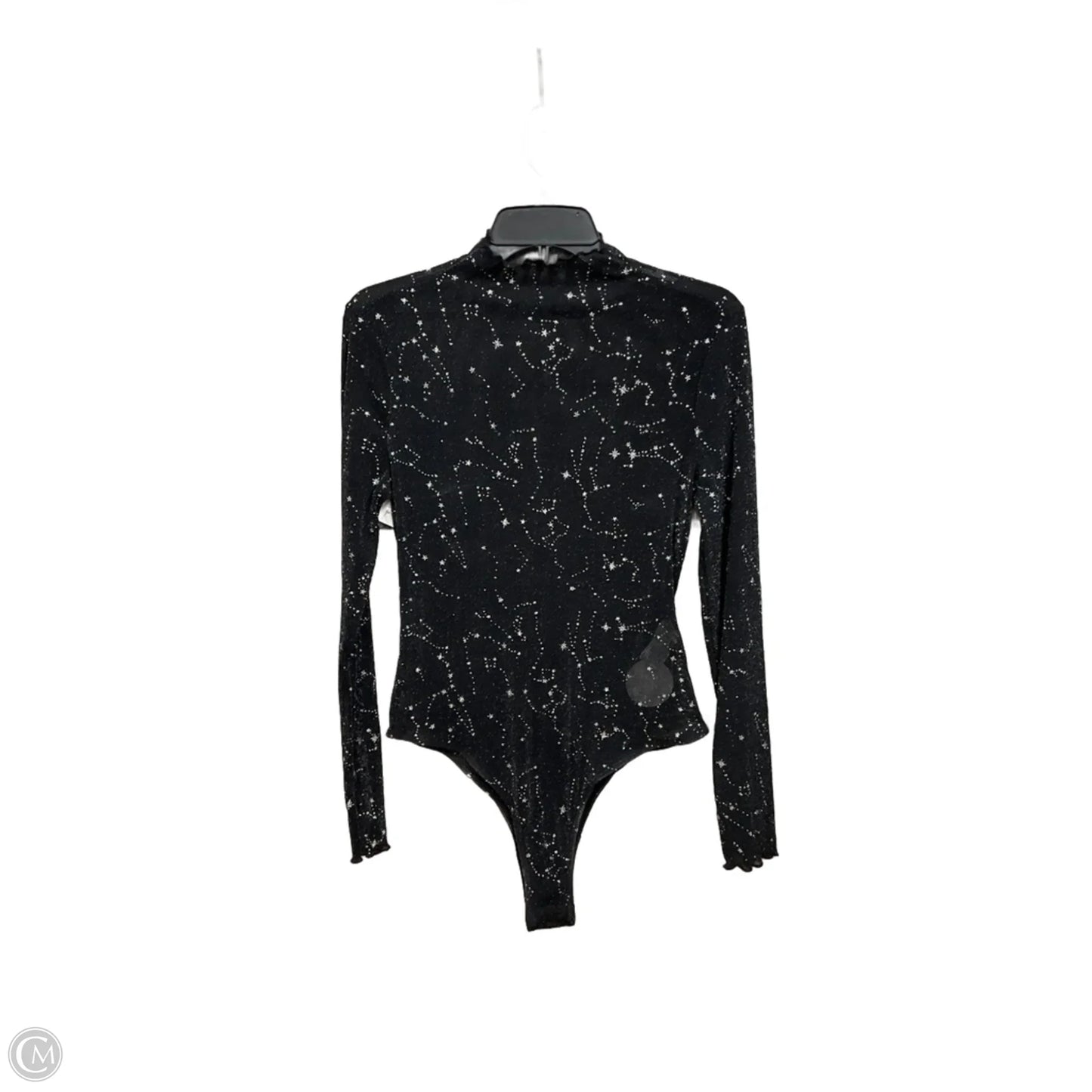 Bodysuit By Clothes Mentor In Black, Size: L