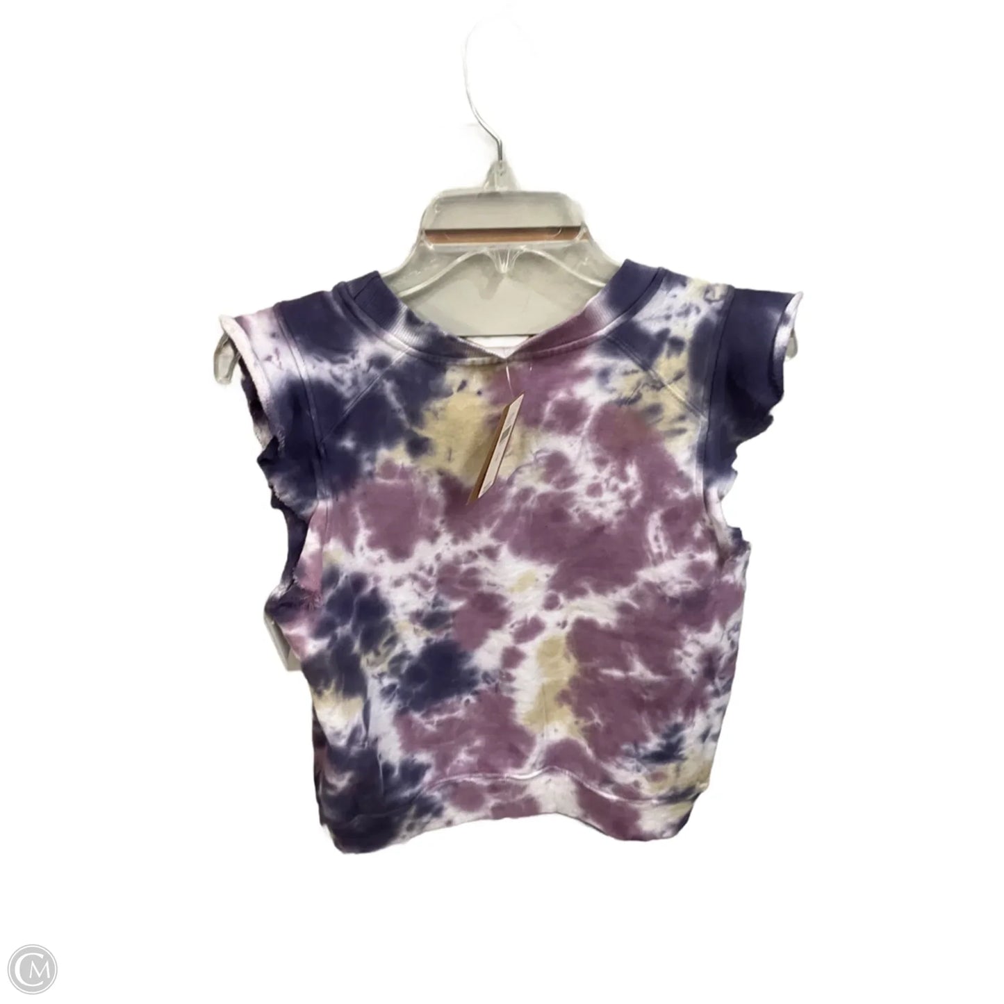 Top Sleeveless By T.la In Tie Dye Print, Size: Xs