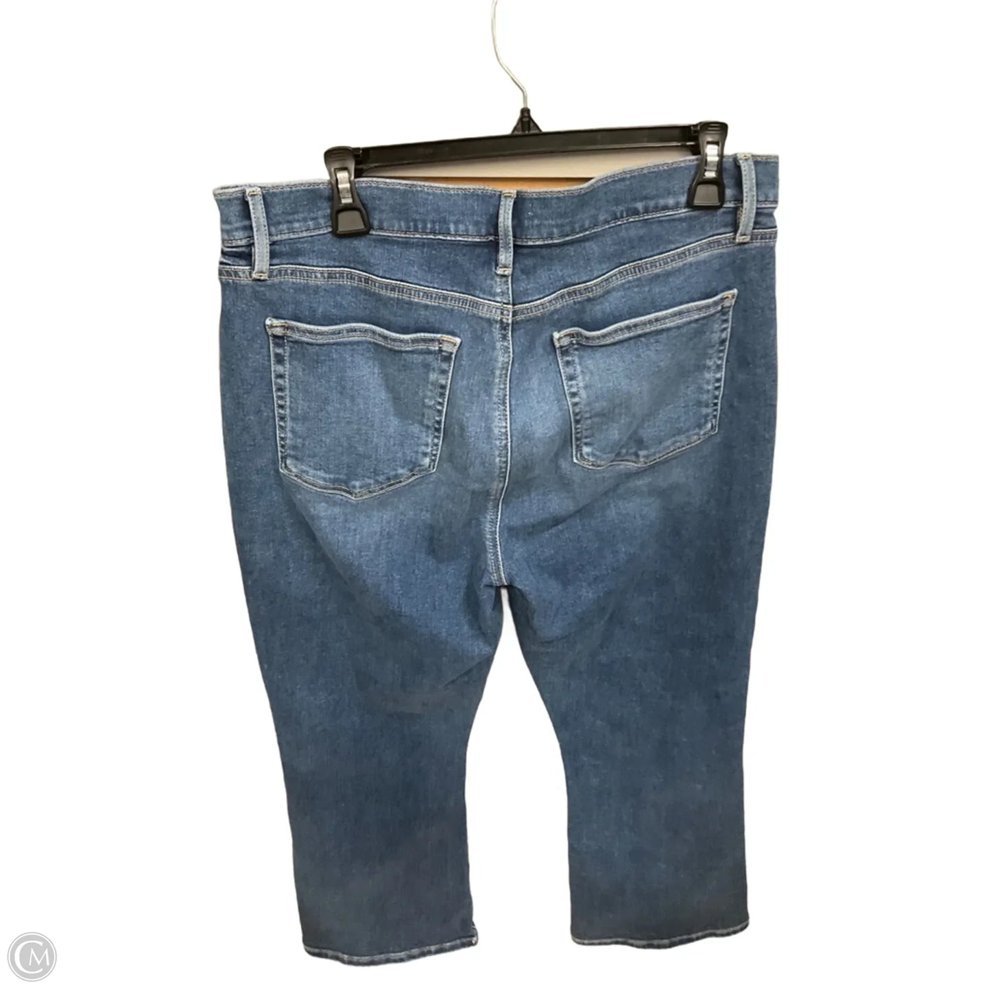 Jeans Wide Leg By Loft In Blue Denim, Size: 12