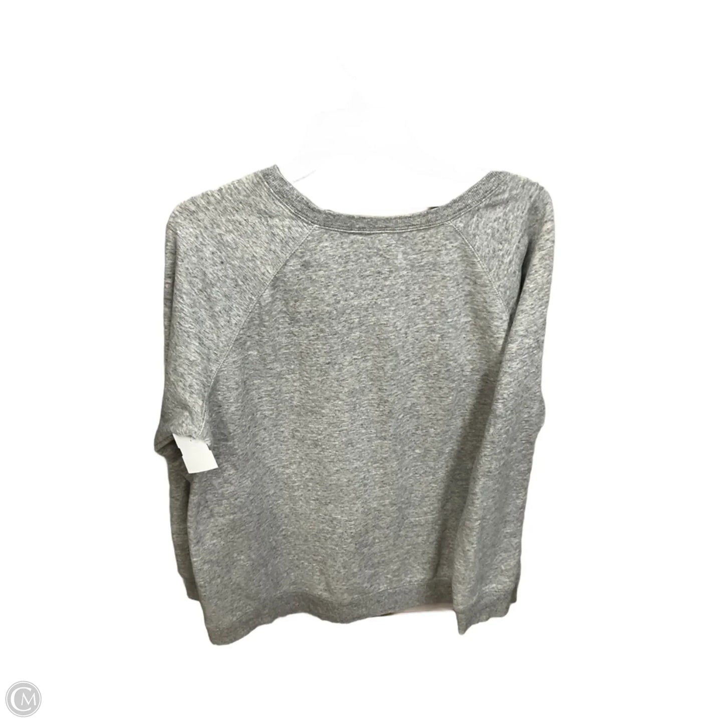 Sweatshirt Collar By Old Navy In Grey, Size: L
