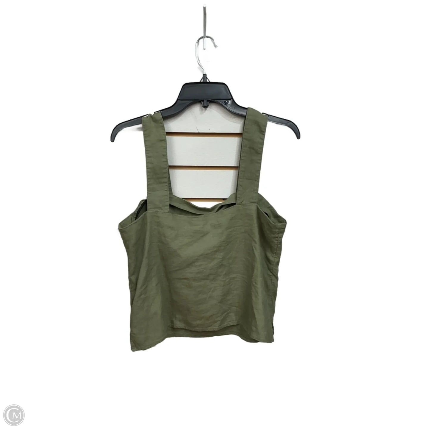 Top Sleeveless By Banana Republic In Green, Size: S