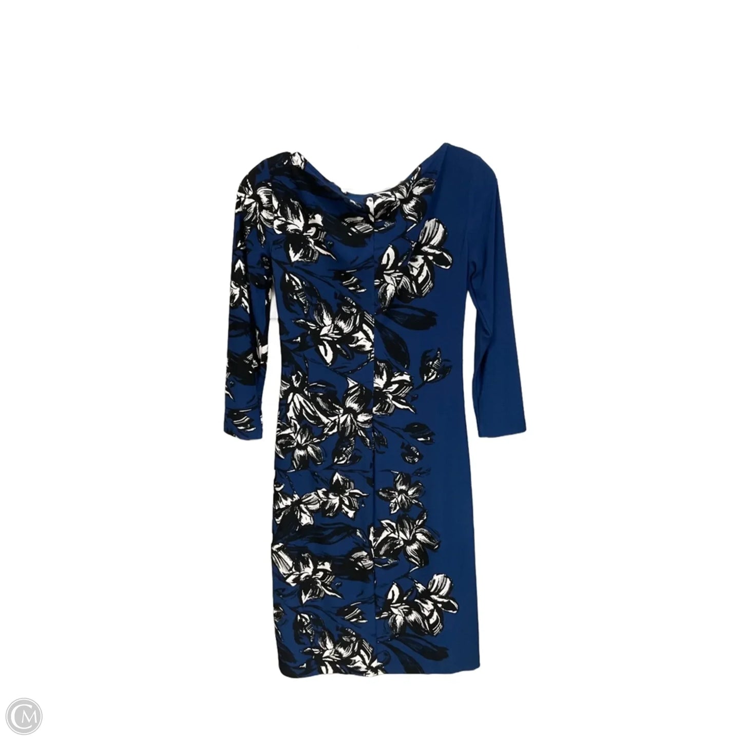 Dress Casual Midi By Chaps In Floral Print, Size: S