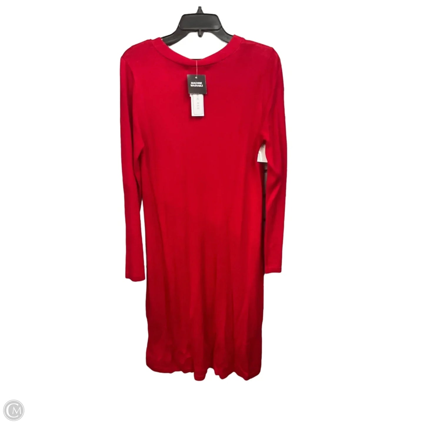 Dress Casual Midi By Robbie Bee In Red, Size: L