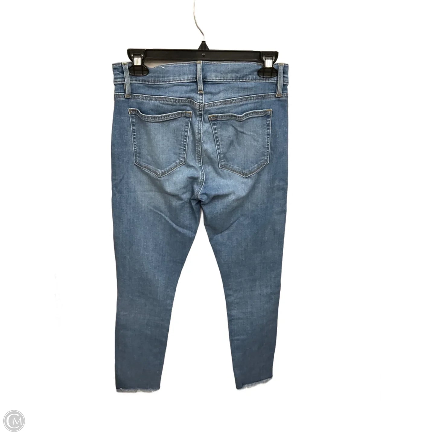 Jeans Cropped By Loft In Blue Denim, Size: 4