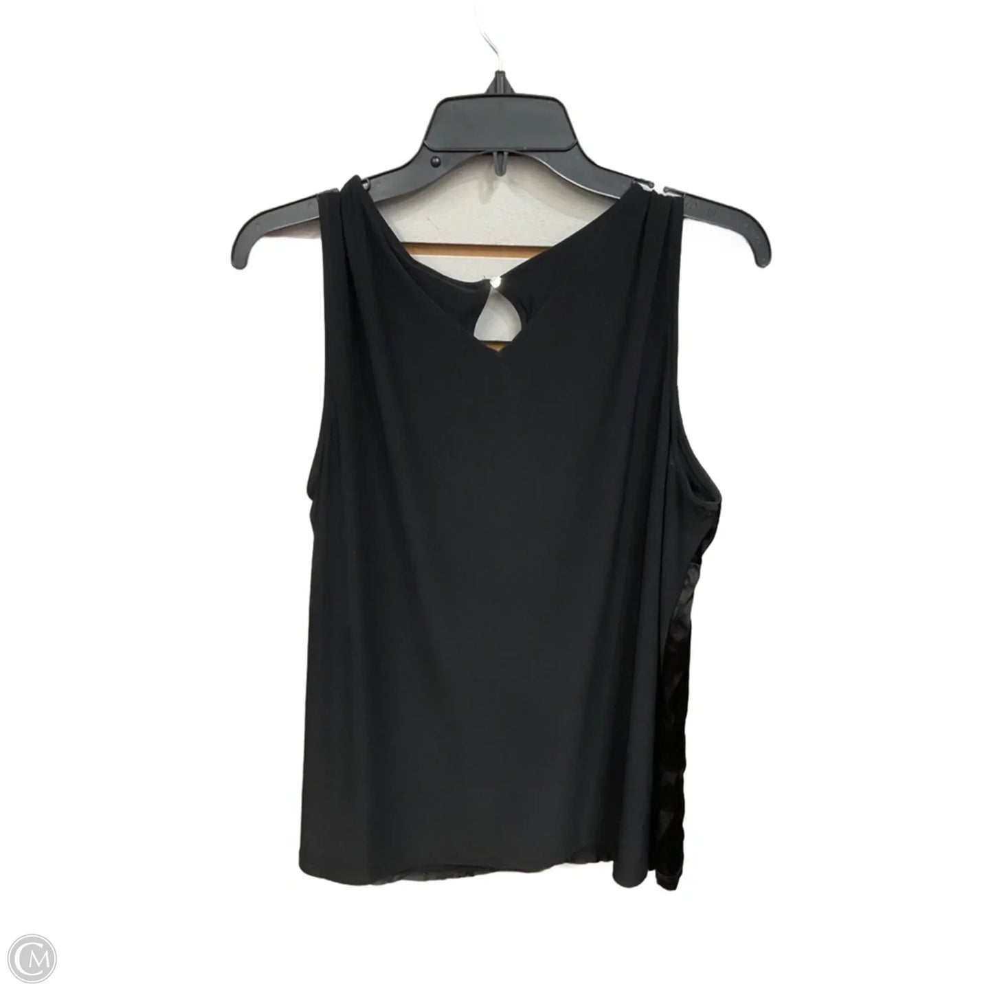 Top Sleeveless By Dkny In Black, Size: L