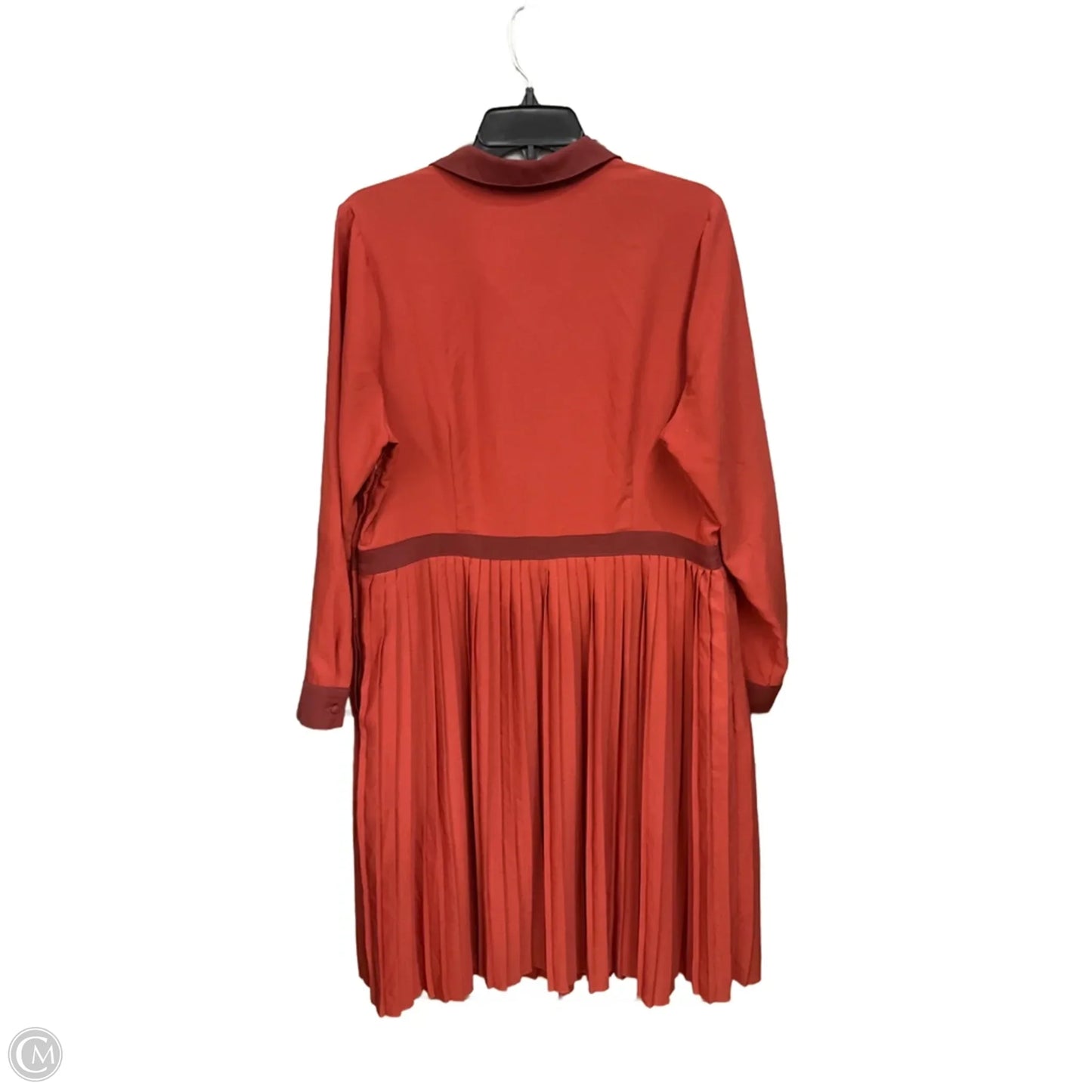 Dress Casual Midi By Modcloth In Red, Size: 1x