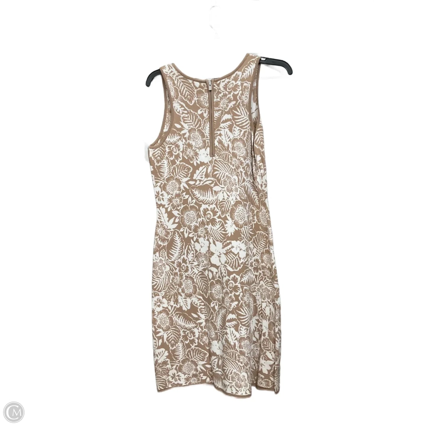 Dress Casual Midi By Tommy Bahama In Tan & White, Size: M