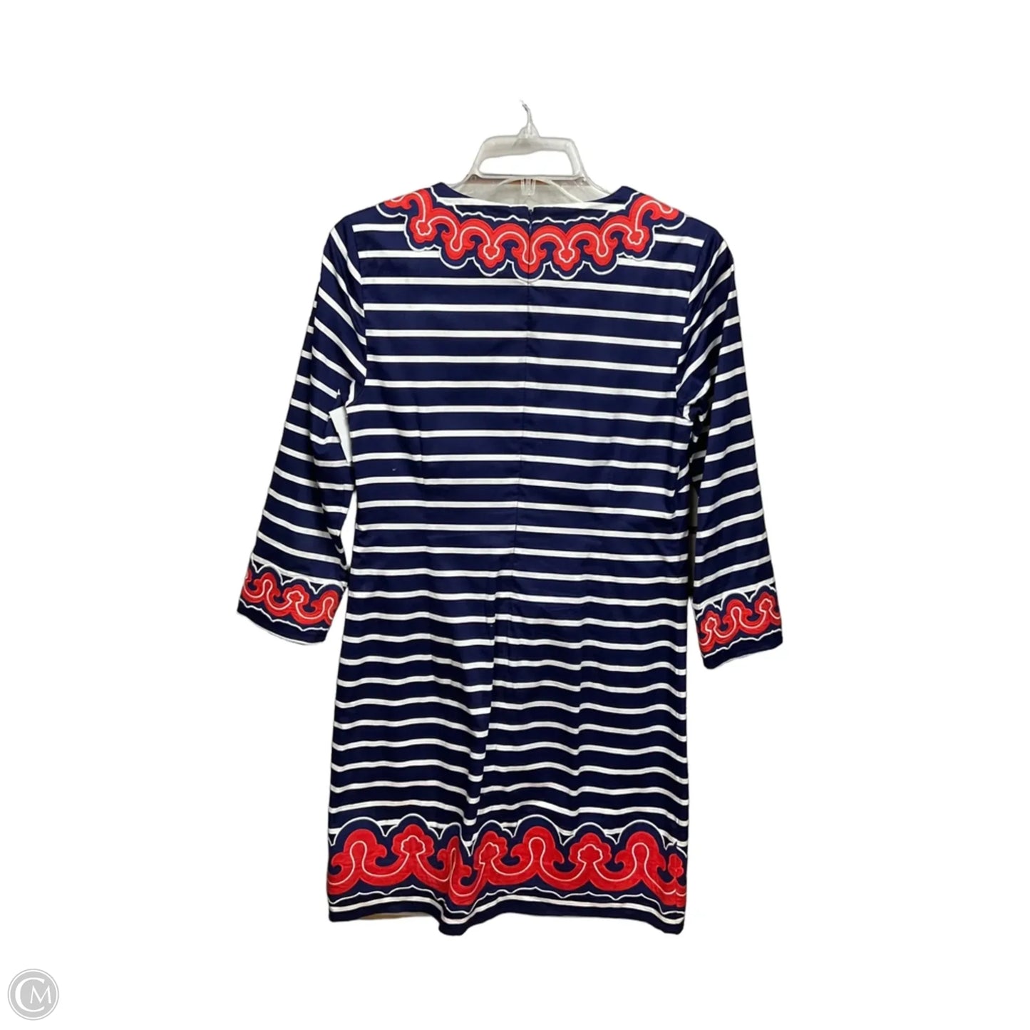 Dress Casual Midi By Vineyard Vines In Striped Pattern, Size: Xs