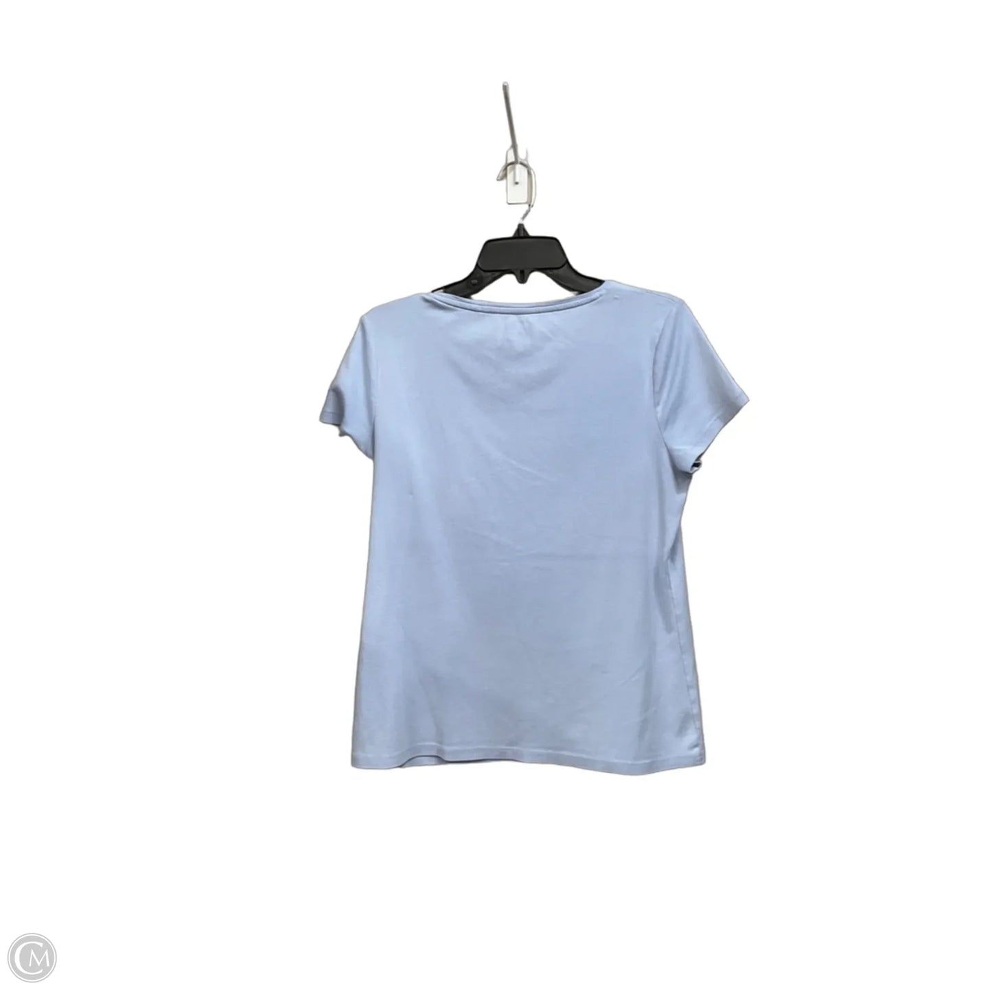 Top Short Sleeve Basic By Talbots In Blue, Size: Lp
