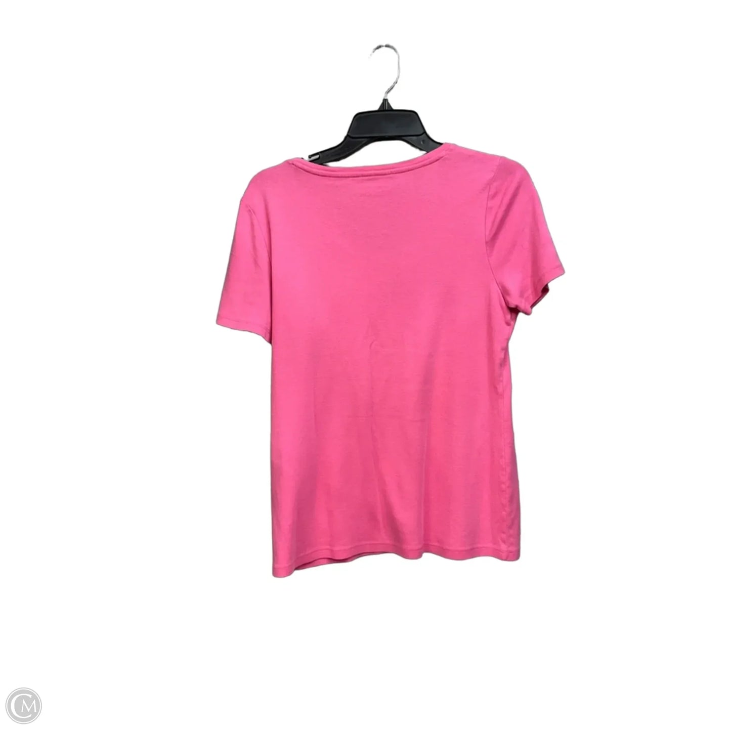 Top Short Sleeve Basic By Talbots In Pink, Size: Lp