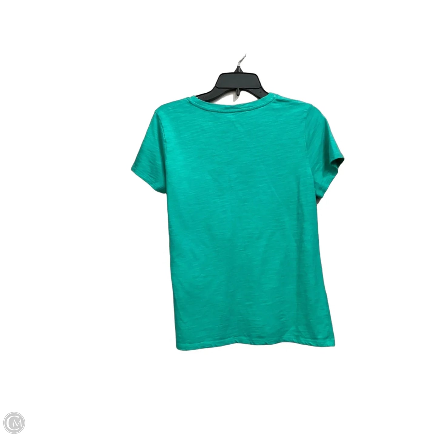 Top Short Sleeve Basic By Talbots In Green, Size: Lp