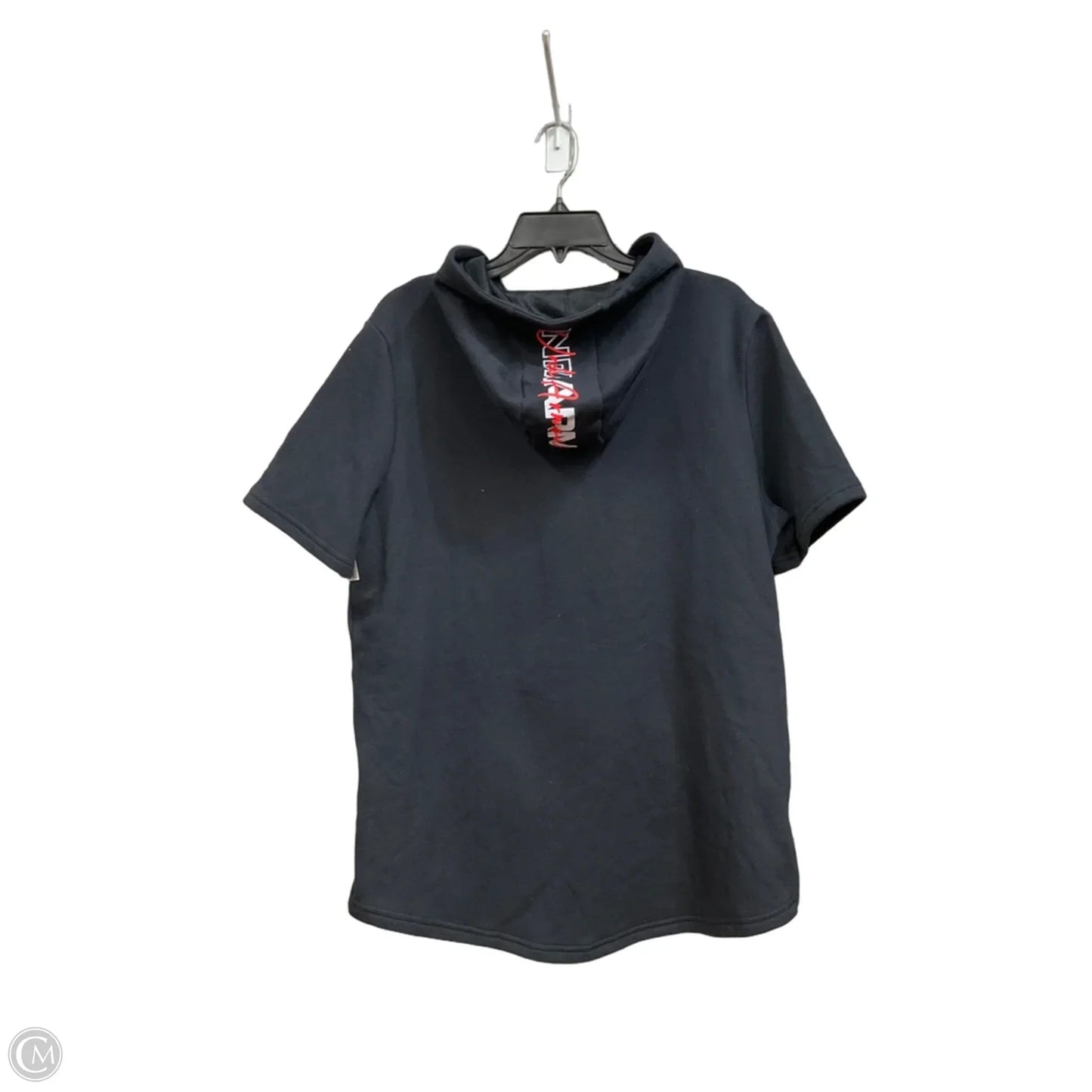 Athletic Sweatshirt Hoodie By Under Armour In Black, Size: Xl
