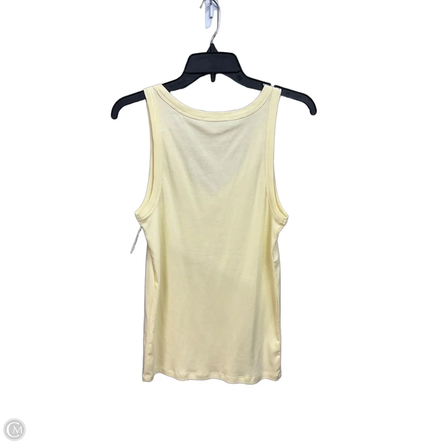 Top Sleeveless Basic By Loft In Yellow, Size: M