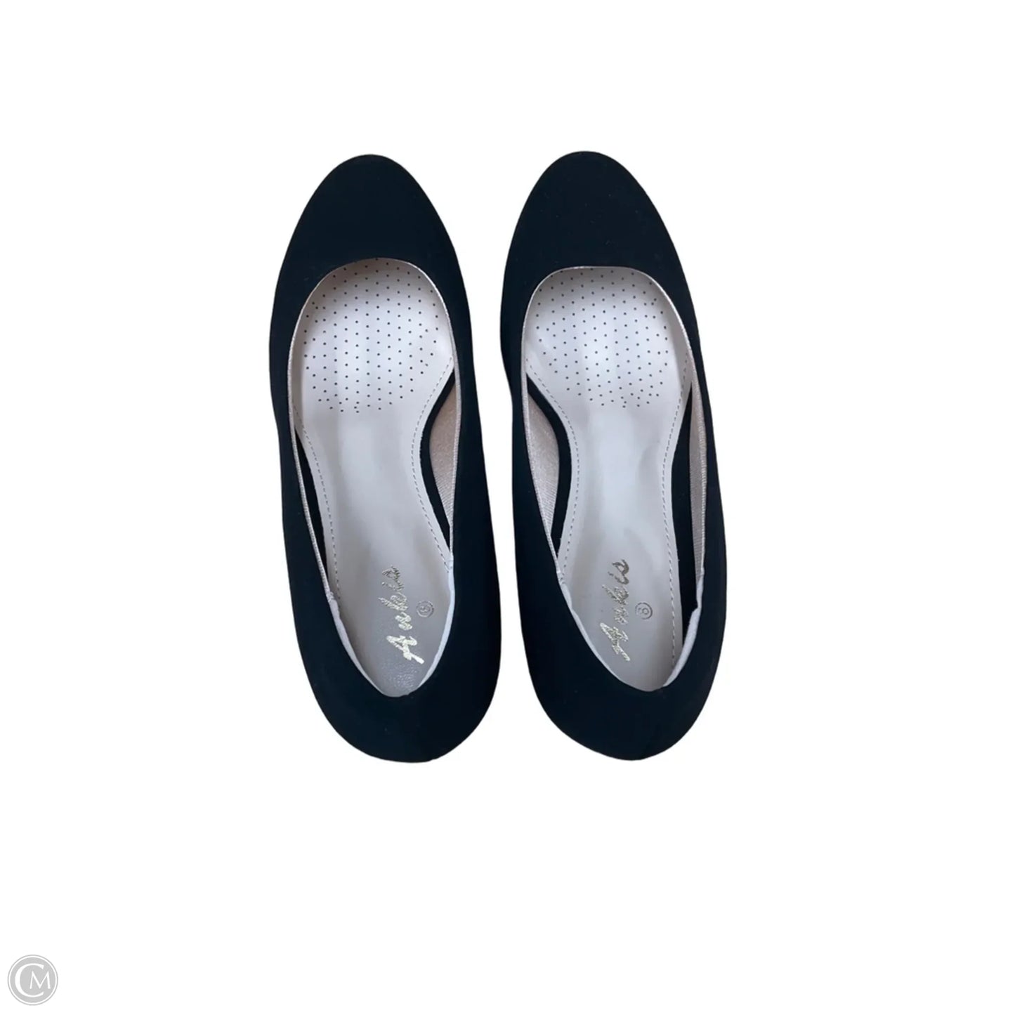 Shoes Heels Wedge By Clothes Mentor In Black, Size: 8