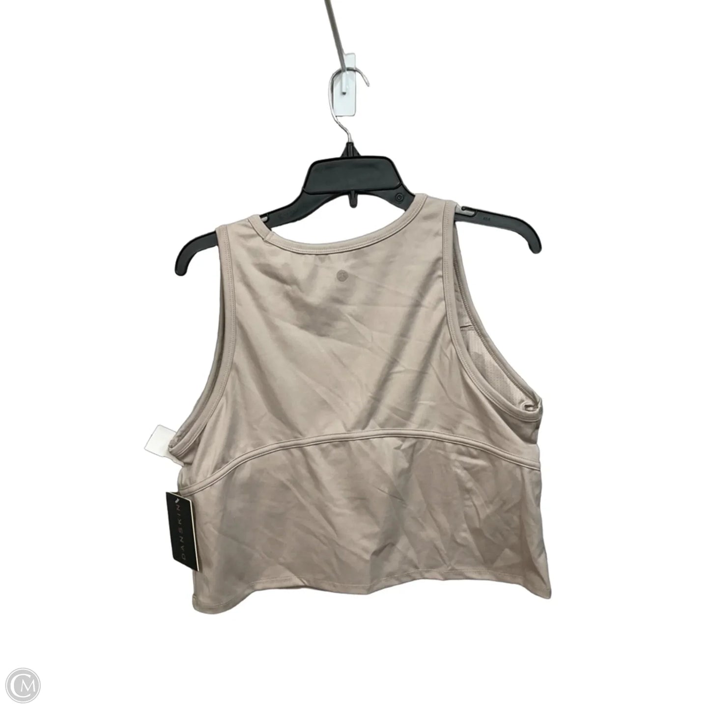 Athletic Tank Top By Danskin In Tan, Size: Xl