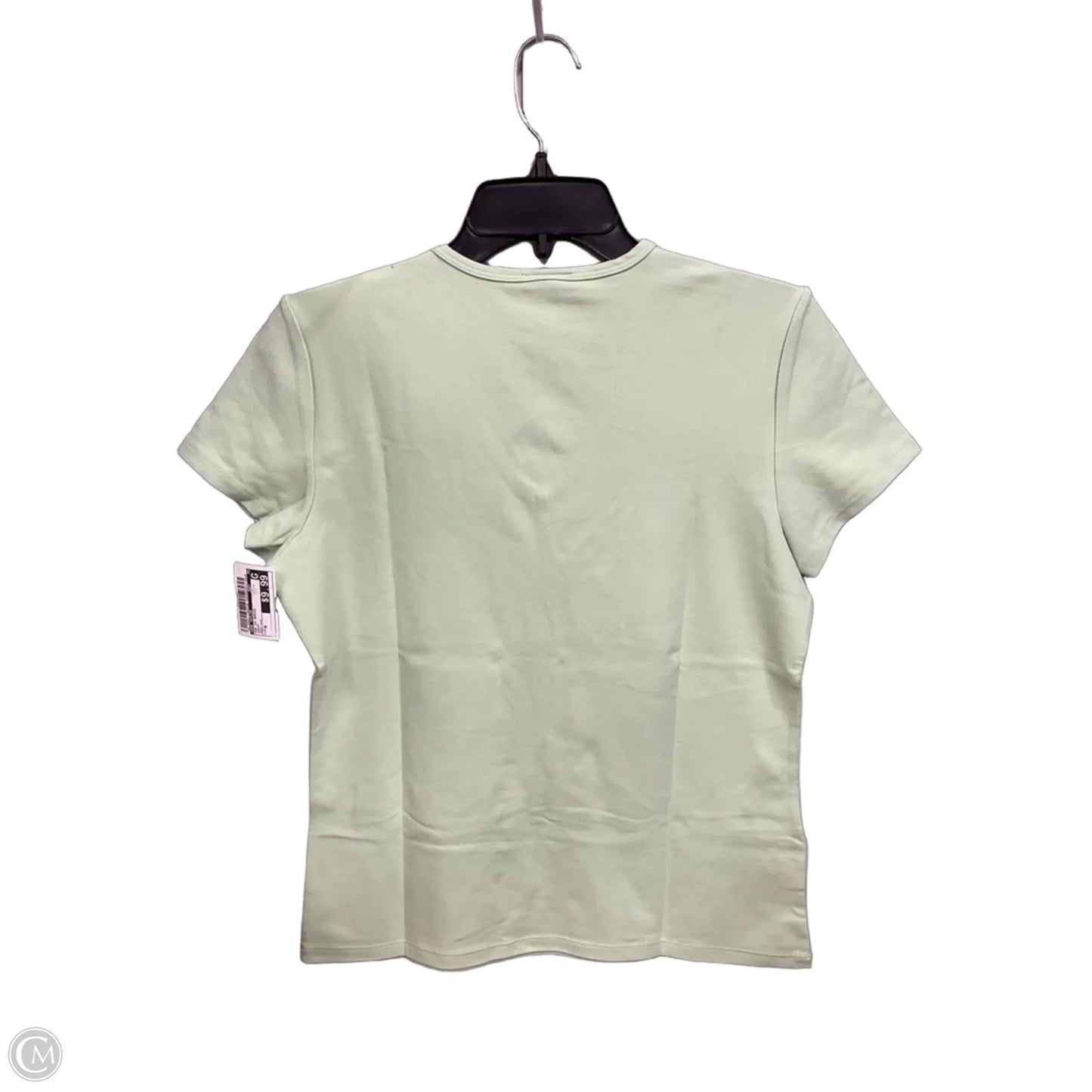 Top Short Sleeve Basic By Ann Taylor In Green, Size: M