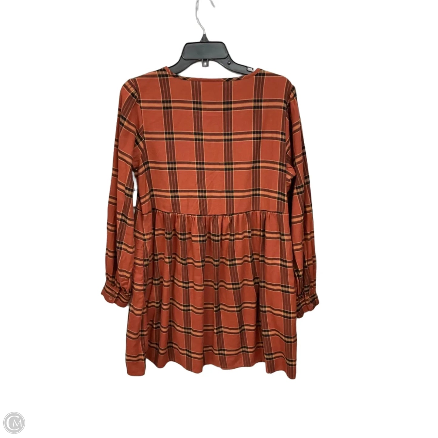 Dress Casual Midi By Knox Rose In Brown, Size: M