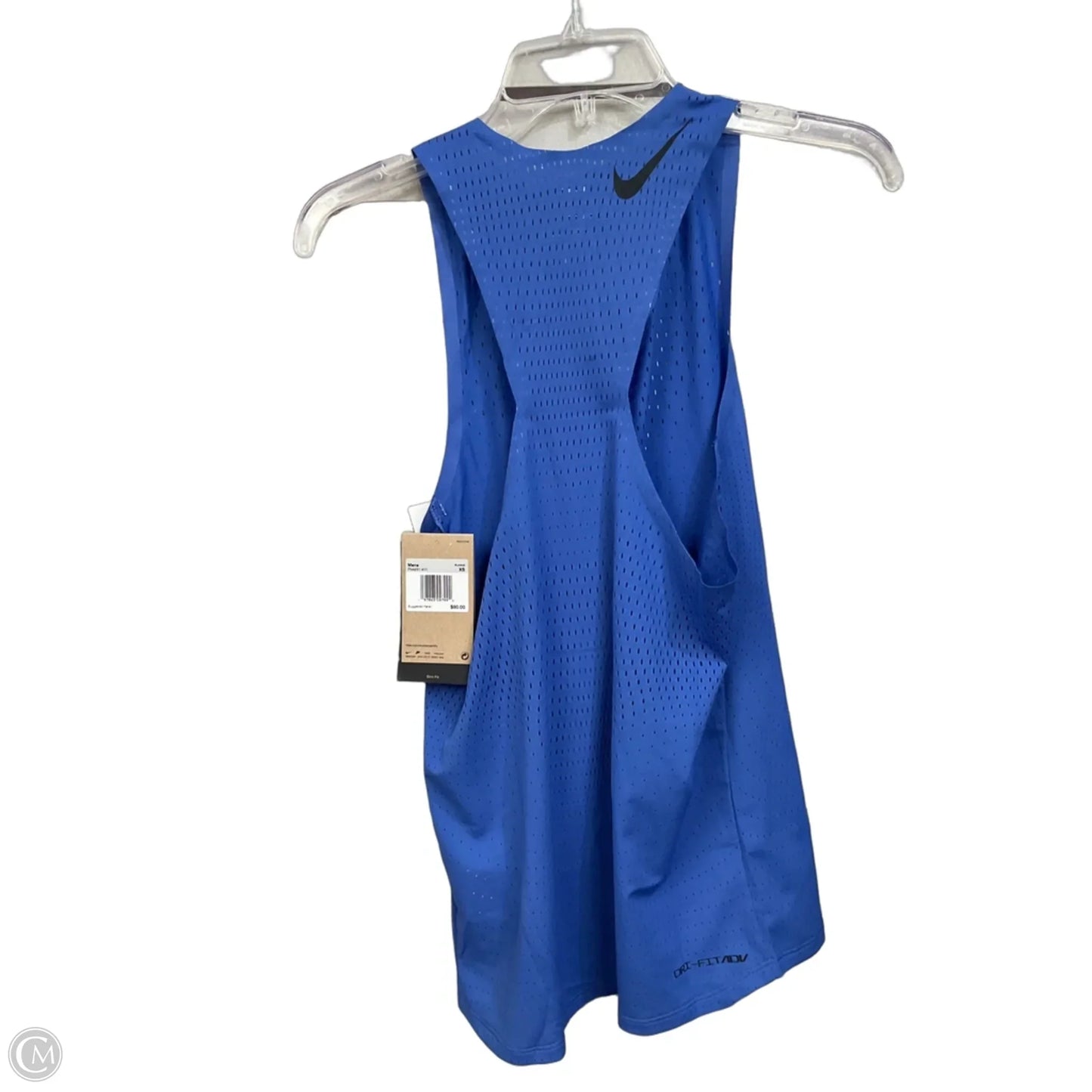 Athletic Tank Top By Nike Apparel In Blue, Size: Xs