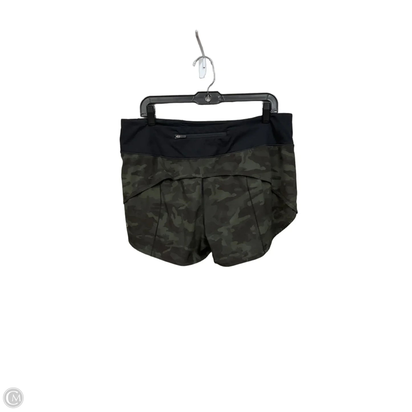 Athletic Shorts By Lululemon In Camouflage Print, Size: L