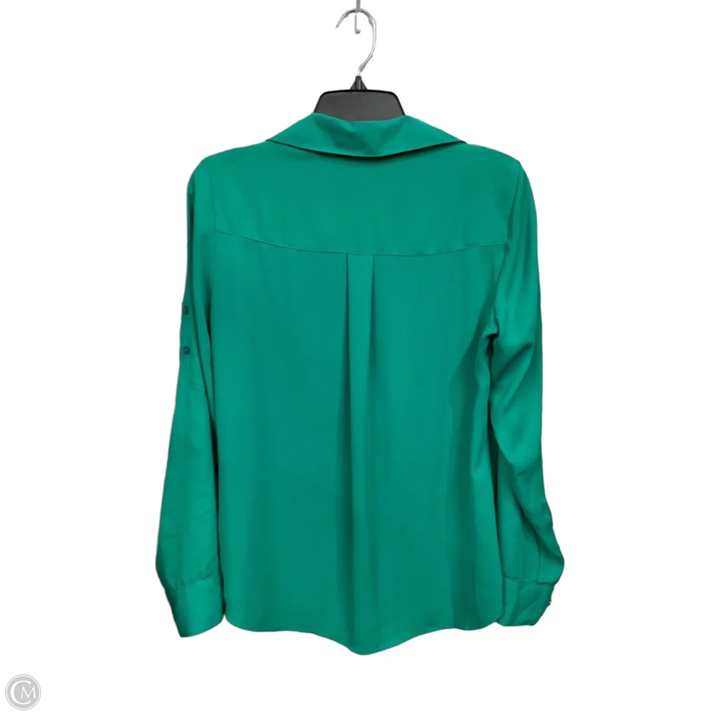Blouse Long Sleeve By Express In Green, Size: S