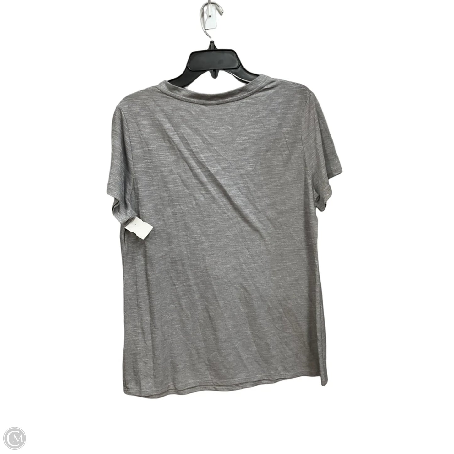 Top Short Sleeve By Homage In Grey, Size: Xl