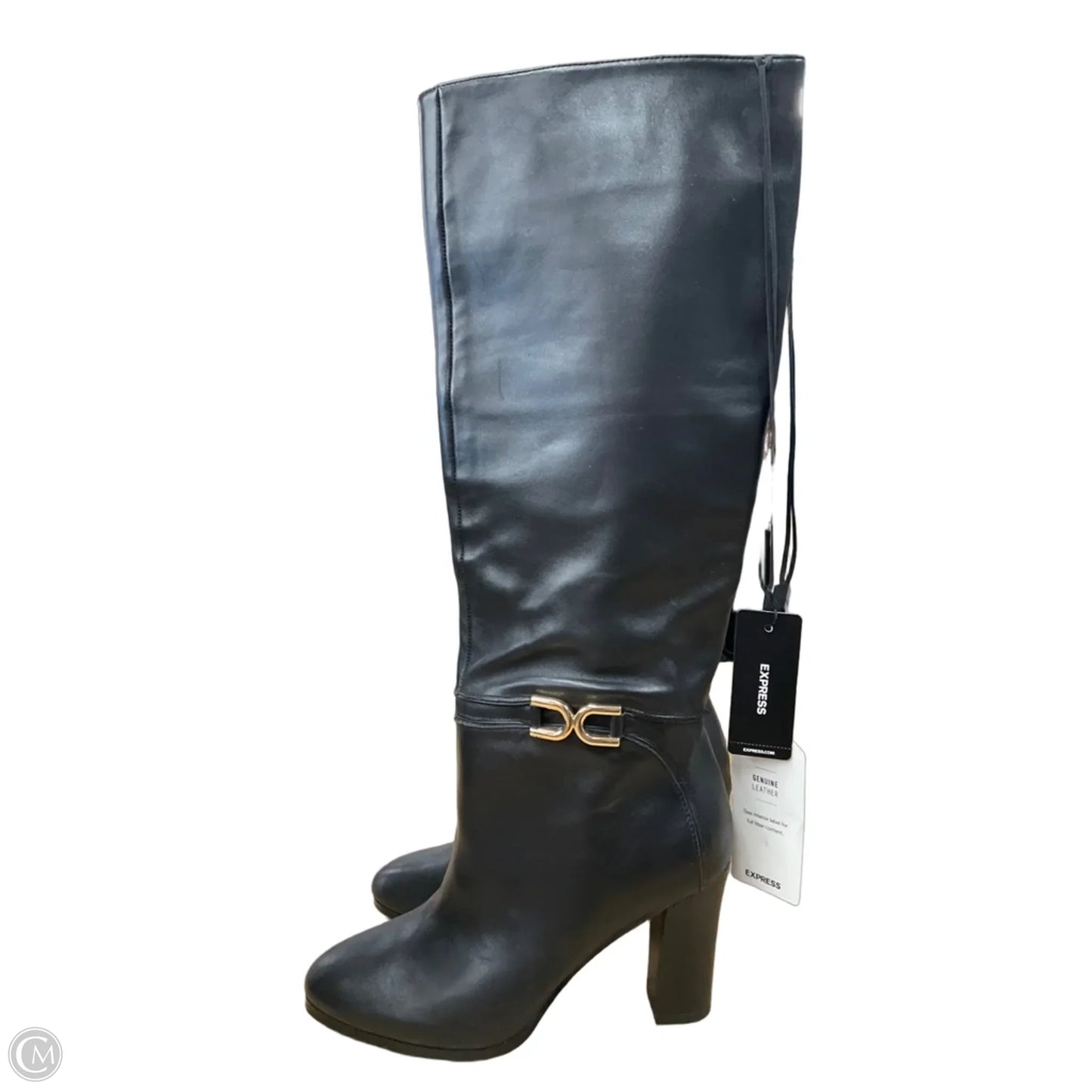 Boots Knee Heels By Express In Black, Size: 7