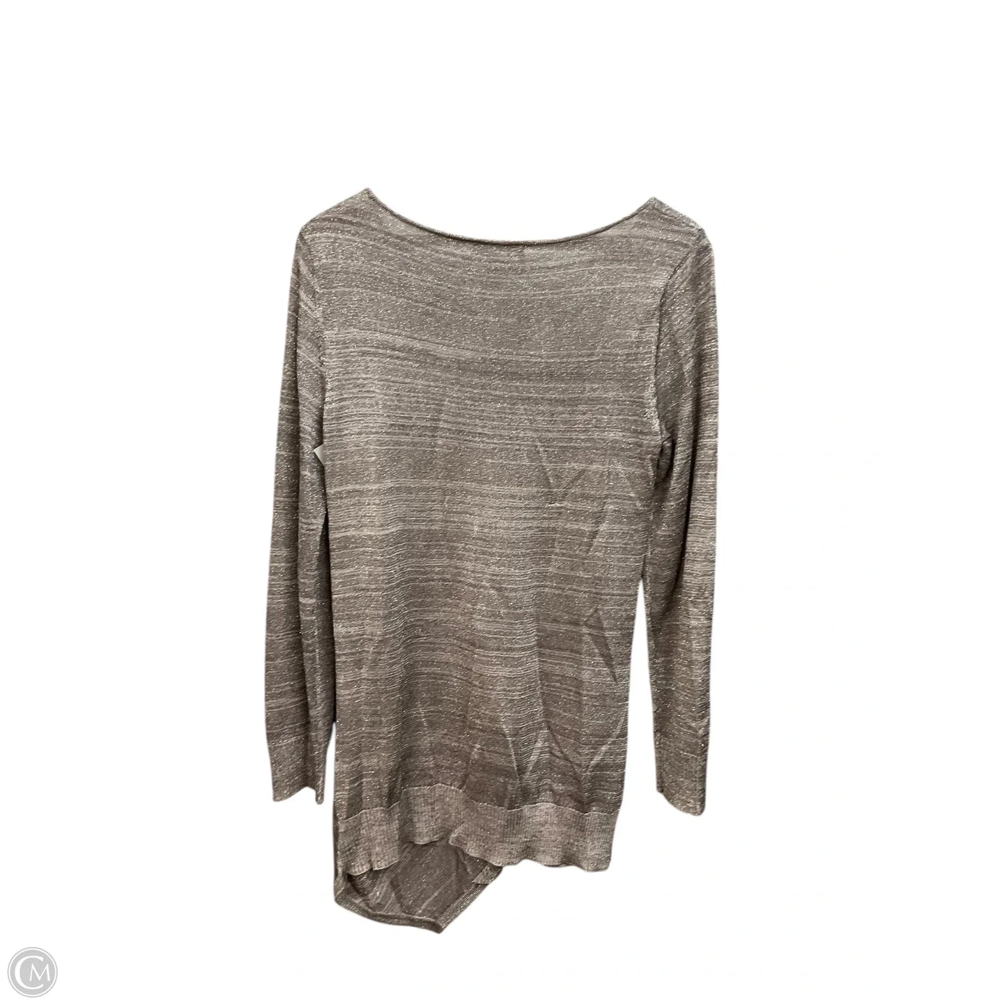 Top Long Sleeve By Inc In Bronze, Size: L