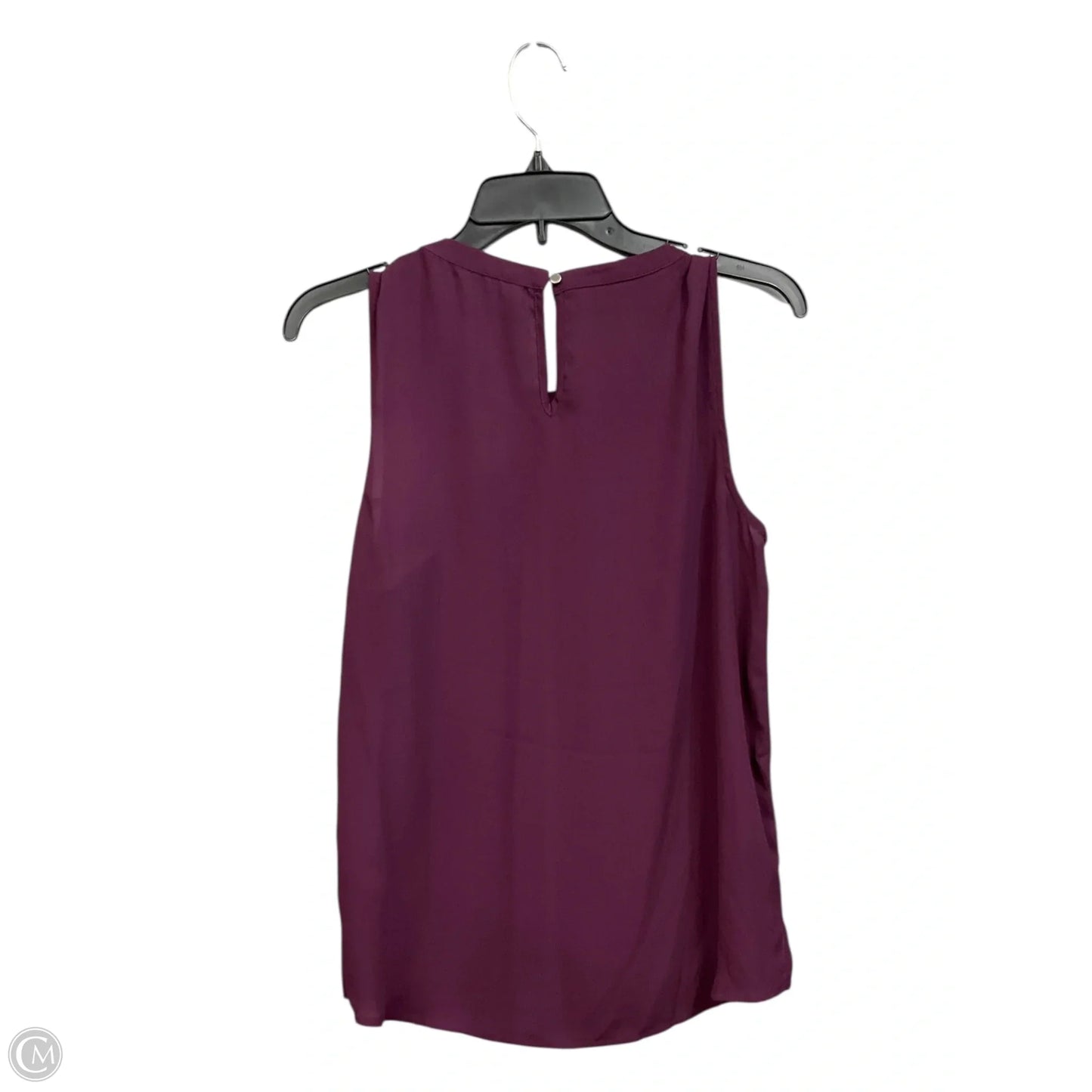Top Sleeveless By Tommy Hilfiger In Maroon, Size: M