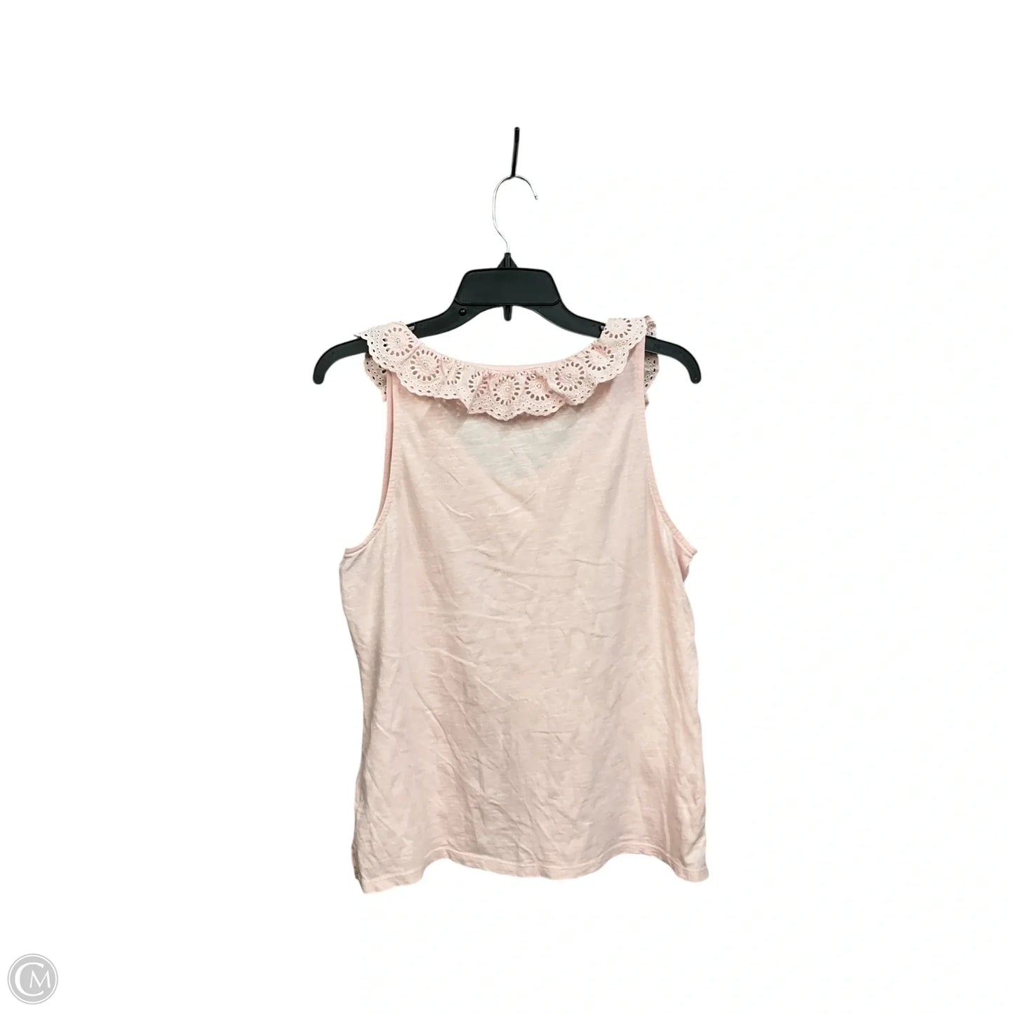 Top Sleeveless By Talbots In Pink, Size: L