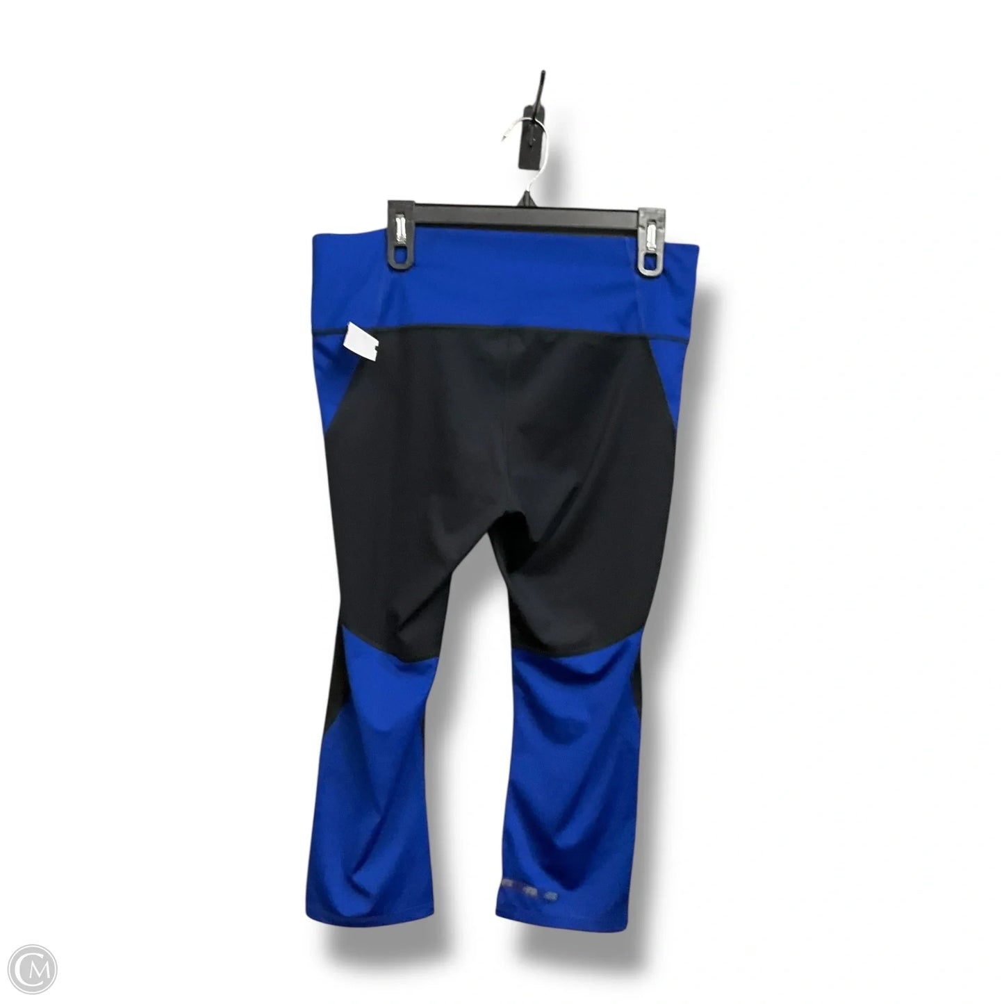 Athletic Capris By Under Armour In Black & Blue, Size: Xl