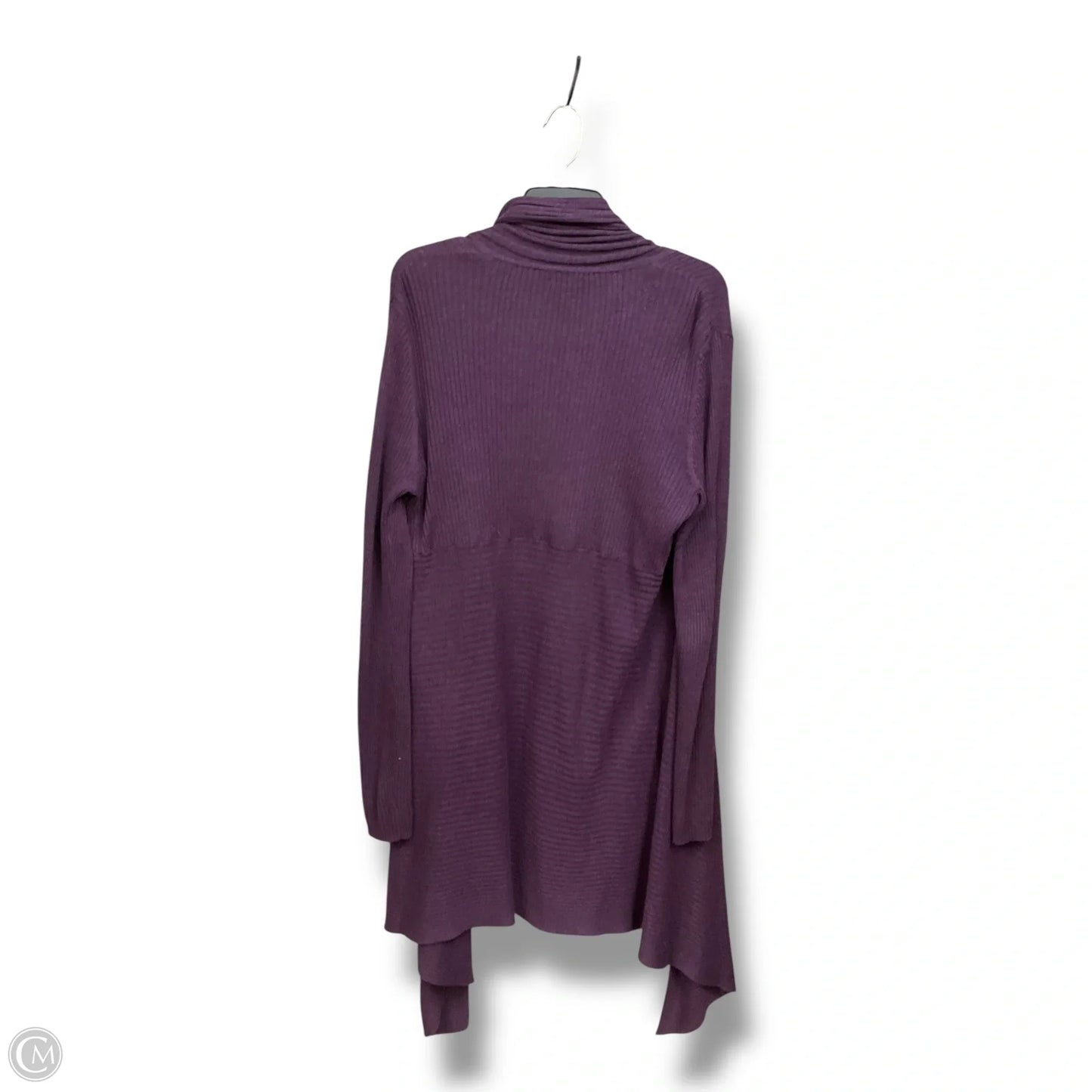Cardigan By Apt 9 In Purple, Size: L