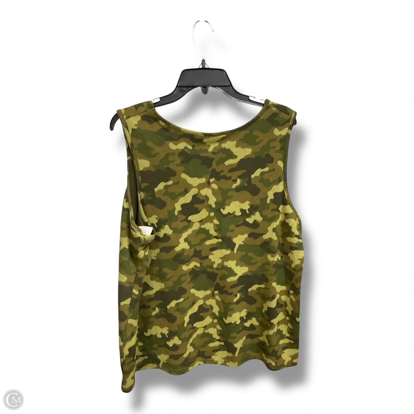Top Sleeveless By Clothes Mentor In Camouflage Print, Size: 1x