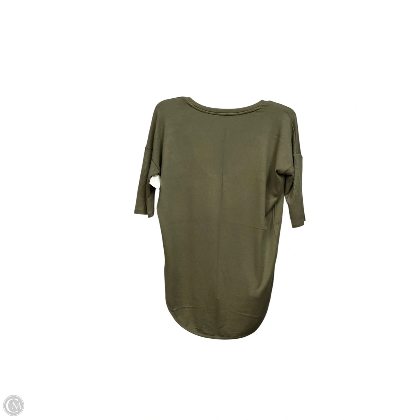 Top Short Sleeve By Express In Green, Size: Xs